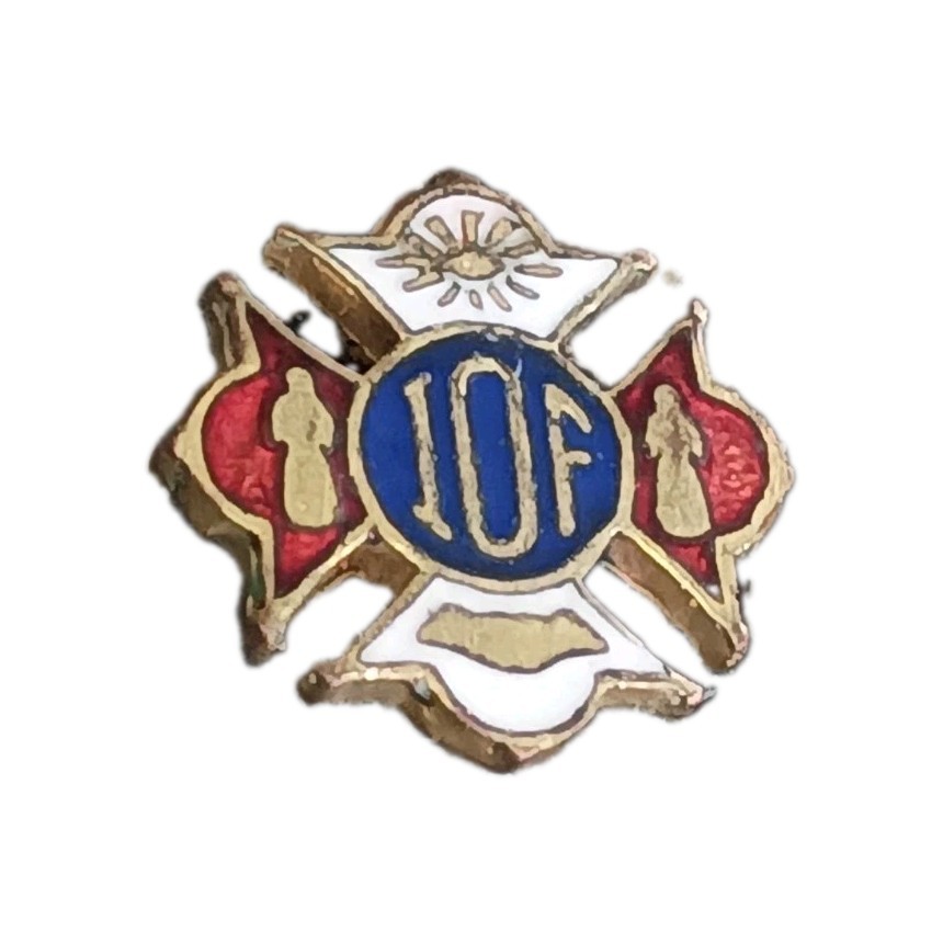 VTG 1950's IOF Independent Order of Foresters Hat Lapel Pin Pinback Tie Tac