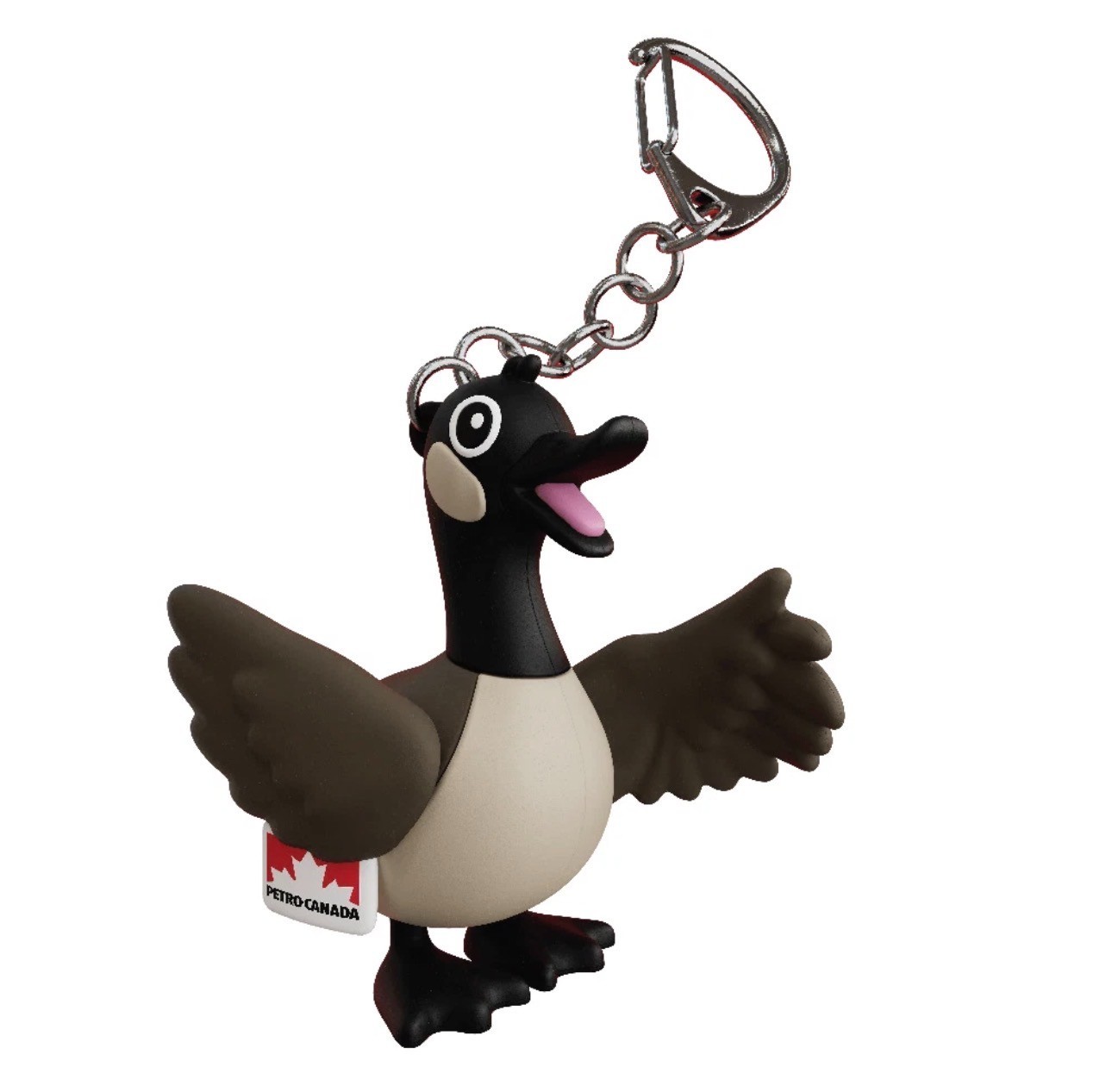 Petro Canada Gas Station Goose keychain Mascot Promo Item Petro Canada Gas Station Goose keychain Mascot Promo Item