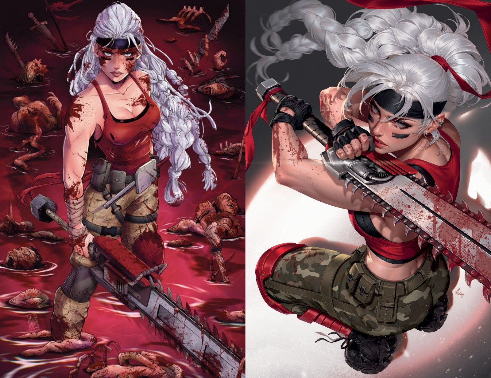 🔥 CHAINKATA #1 - ALAIN NIP &FADIME YILDIRIM VARIANT SET - WHITEDOGCOMICS