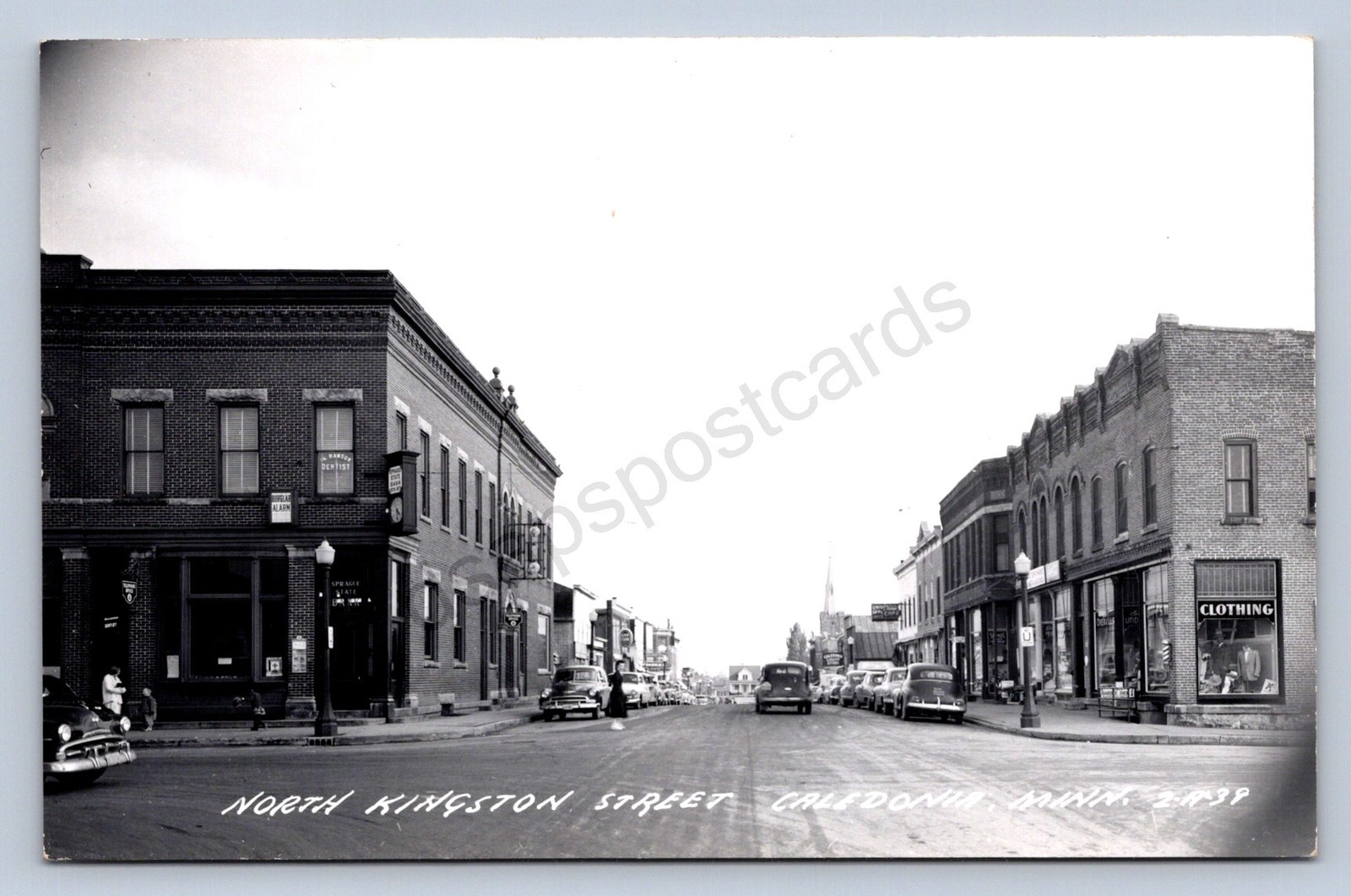 J90/ Caledonia Minnesota RPPC Postcard c1950s North Kingston Stores 361 J90/ Caledonia Minnesota RPPC Postcard c1950s North Kingston Stores 361