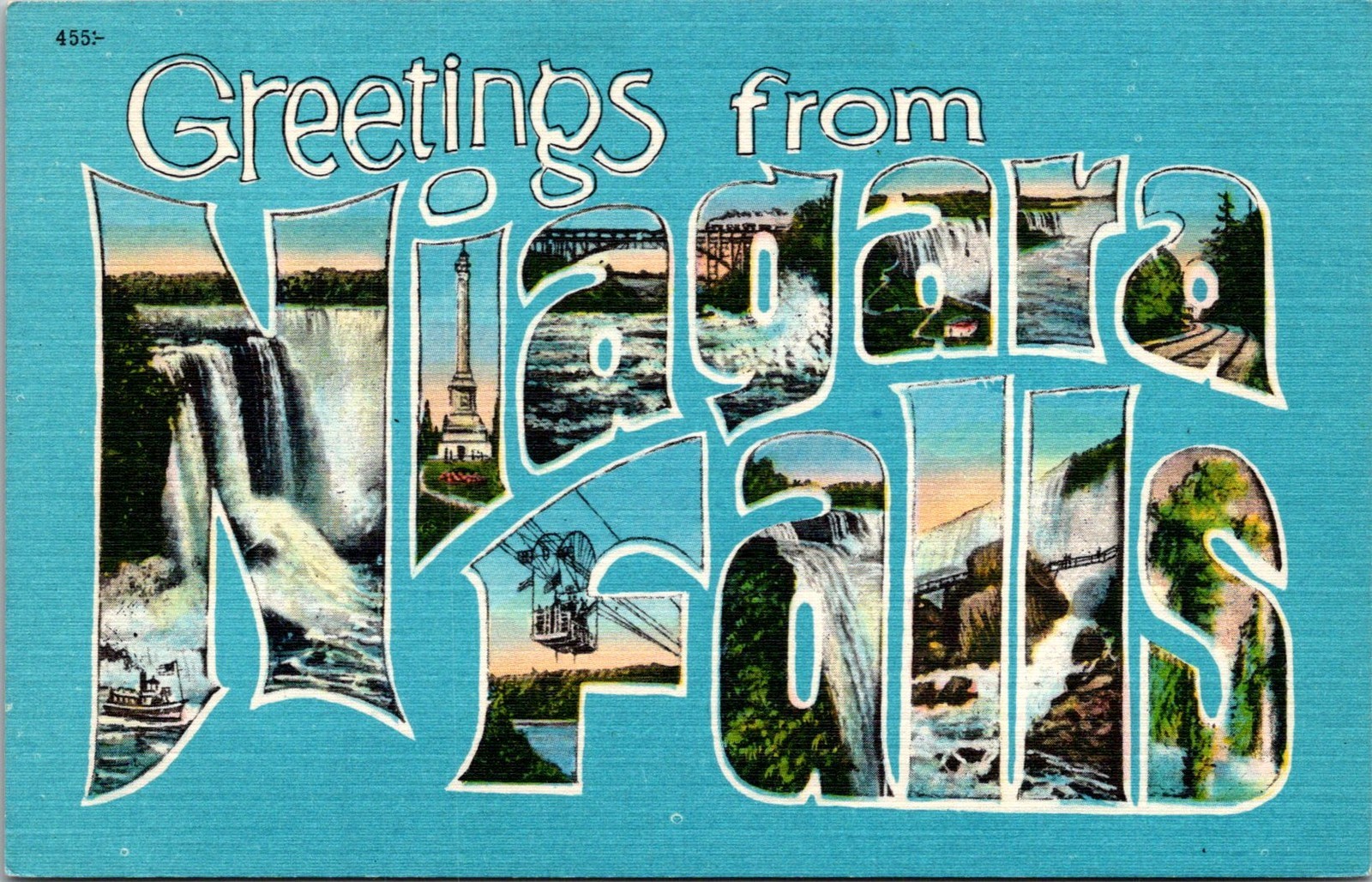 Grettings From Niagra Falls, NY. Postcards unused 53838