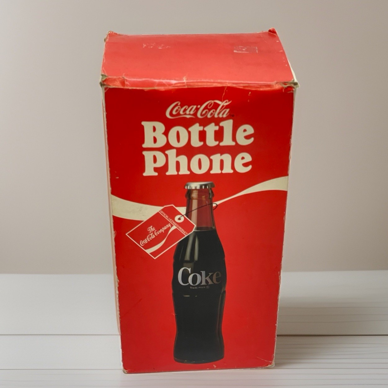 Vtg 1983 Coca-Cola Bottle Shape Landline Phone Coke Telephone Original Box NEW Vtg 1983 Coca-Cola Bottle Shape Landline Phone Coke Telephone Original Box NEW