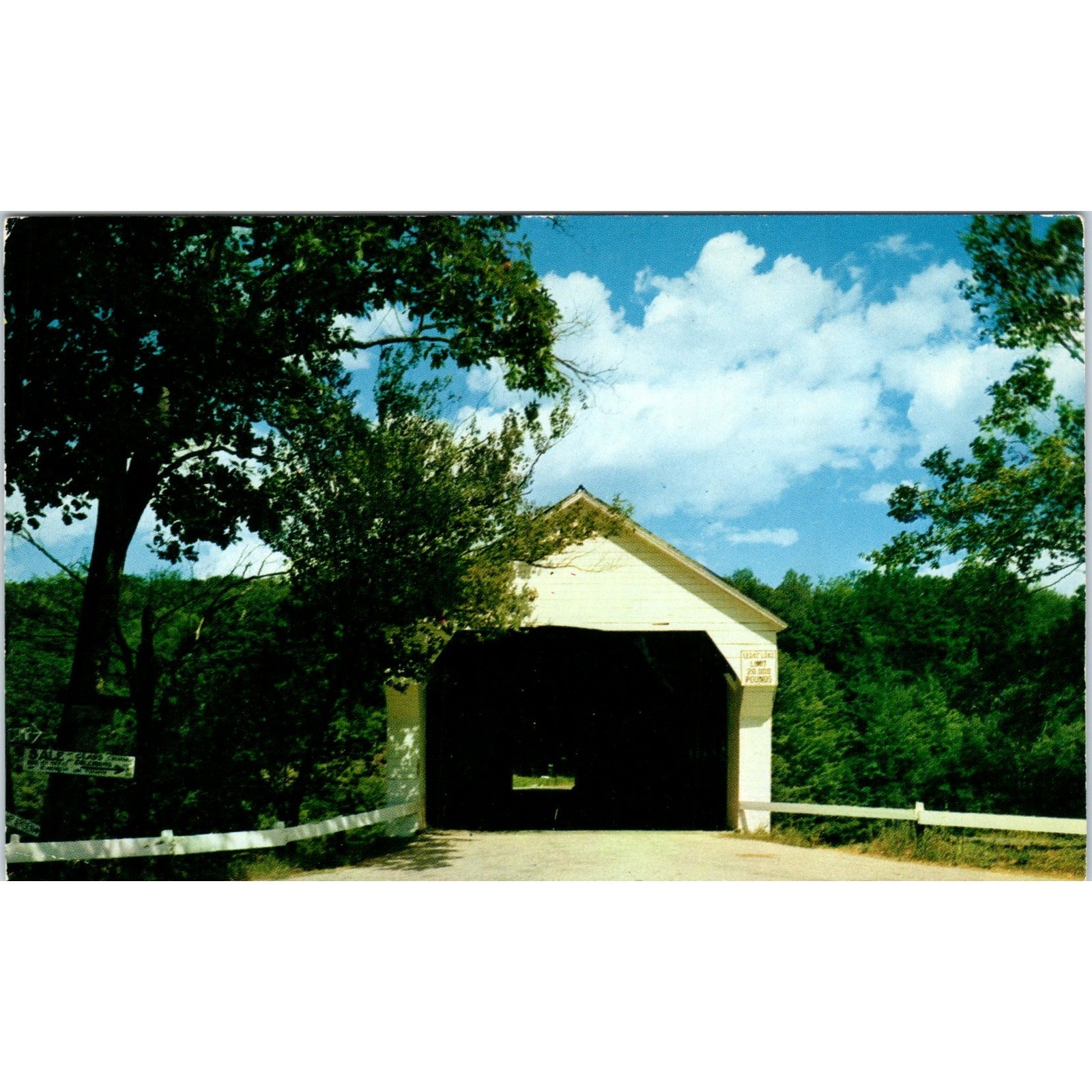 Old Covered Bridge West Dummerston Vermont Vintage Covered Bridge Postcard PC17