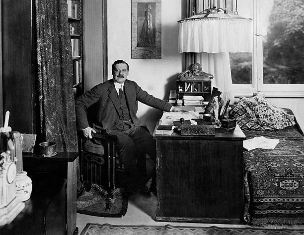 Germany Neubabelsberg the architect Peter Behrens in the study of - Old Photo