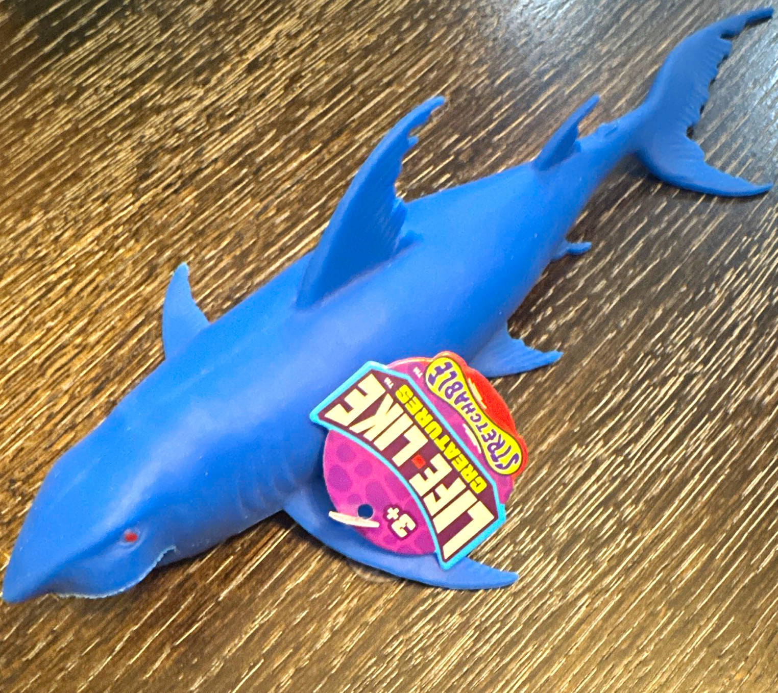 Life-Like Blue Shark stretchy Animal  Toy