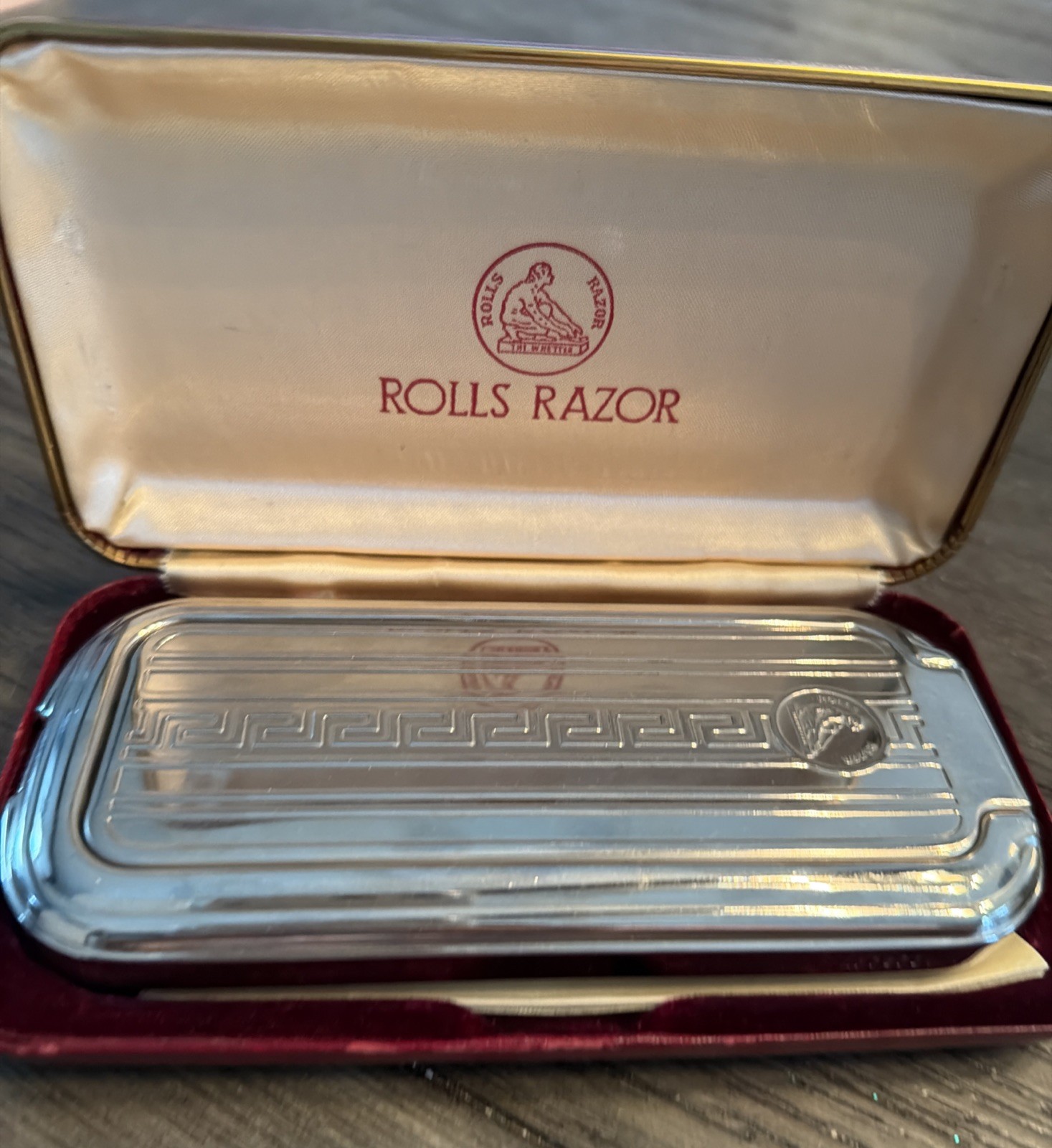 Vintage Rolls Razor Self-Sharpening Safety Razor In Original Box Made In England Vintage Rolls Razor Self-Sharpening Safety Razor In Original Box Made In England