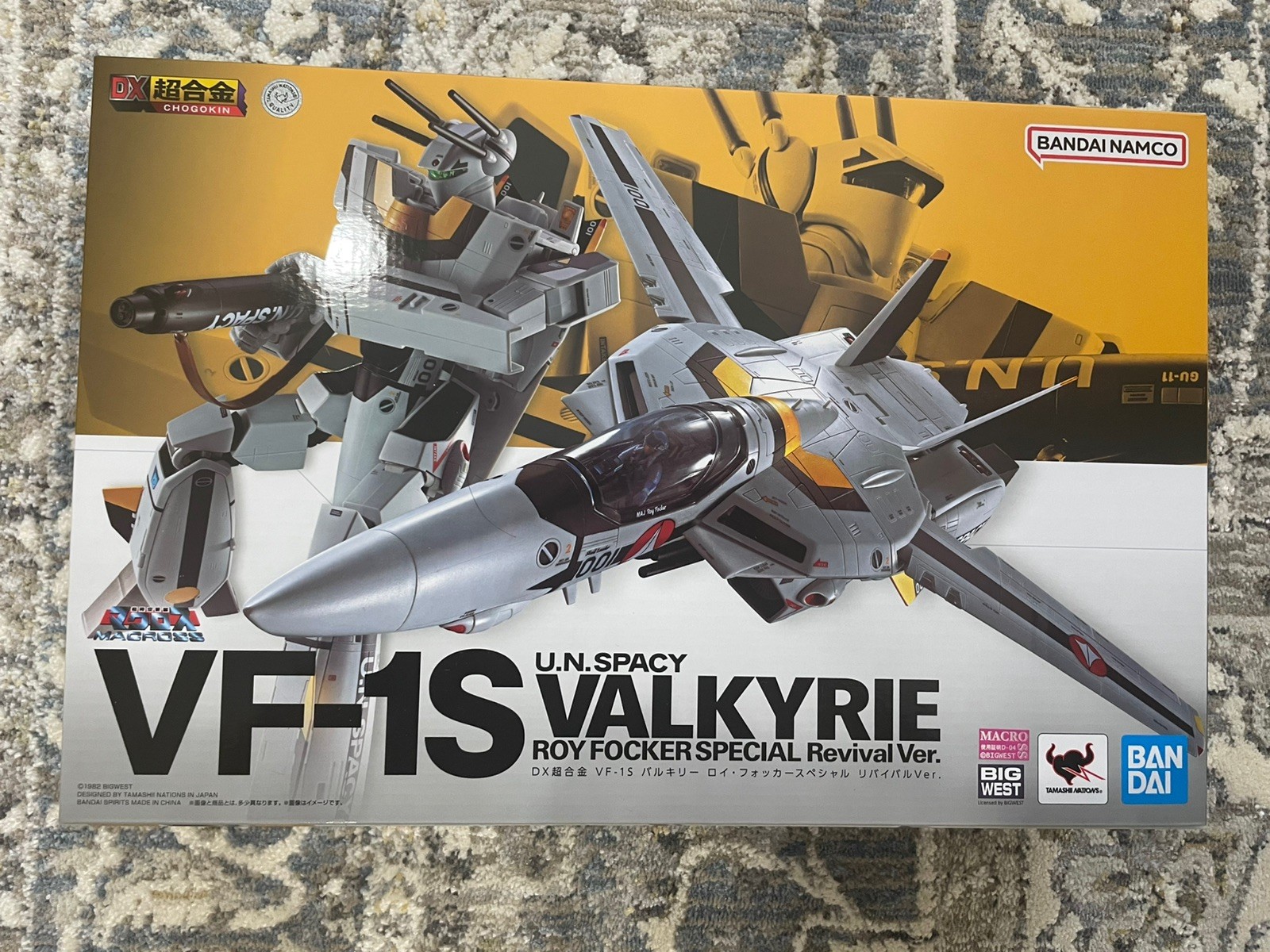 DX Chogokin VF-1S Valkyrie Roy Focker Special Revival Ver Macross Bandai NEW DX Chogokin VF-1S Valkyrie Roy Focker Special Revival Ver Macross Bandai NEW