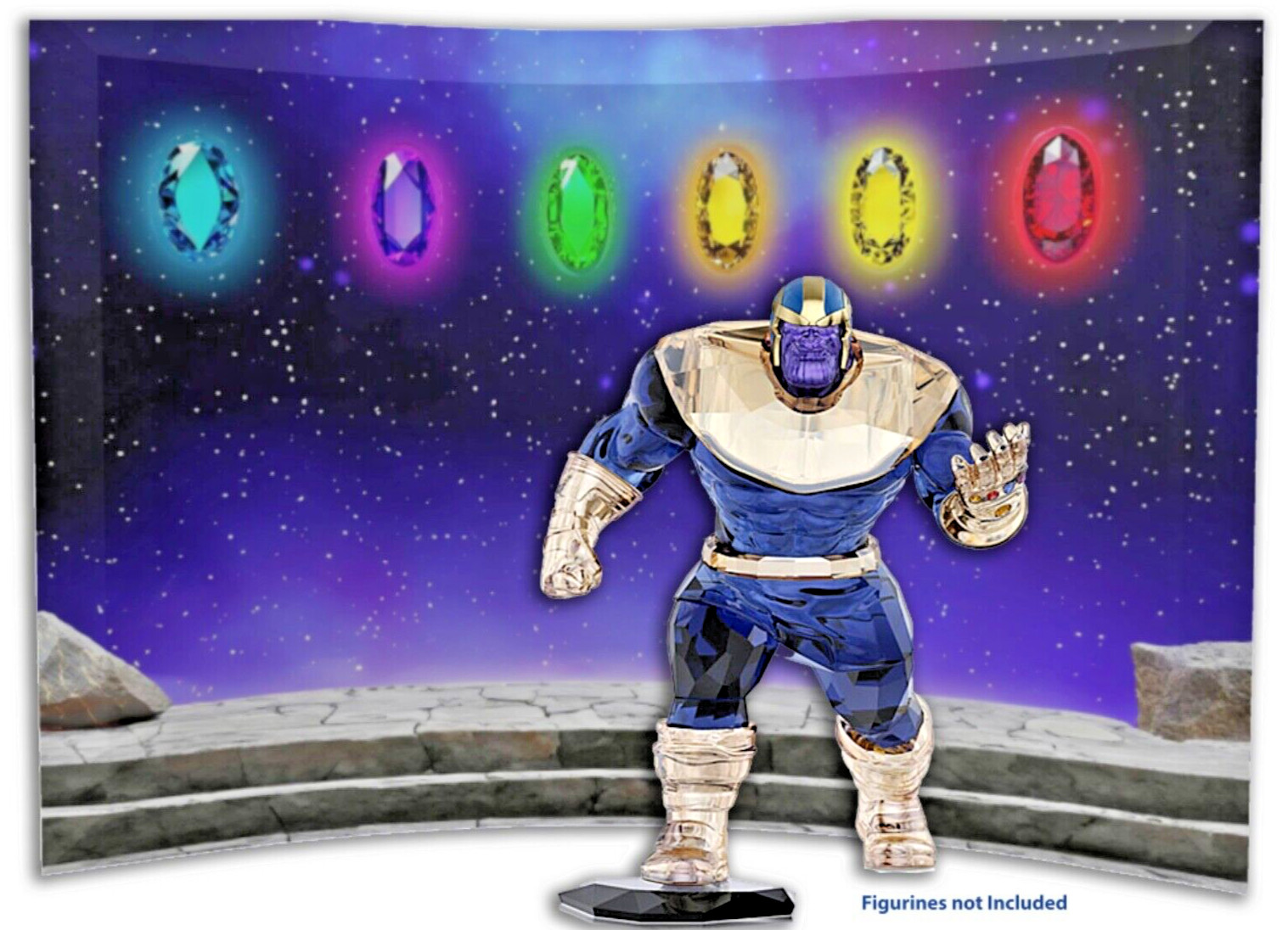 Swarovski thanos marvel  crystal display Read Description
