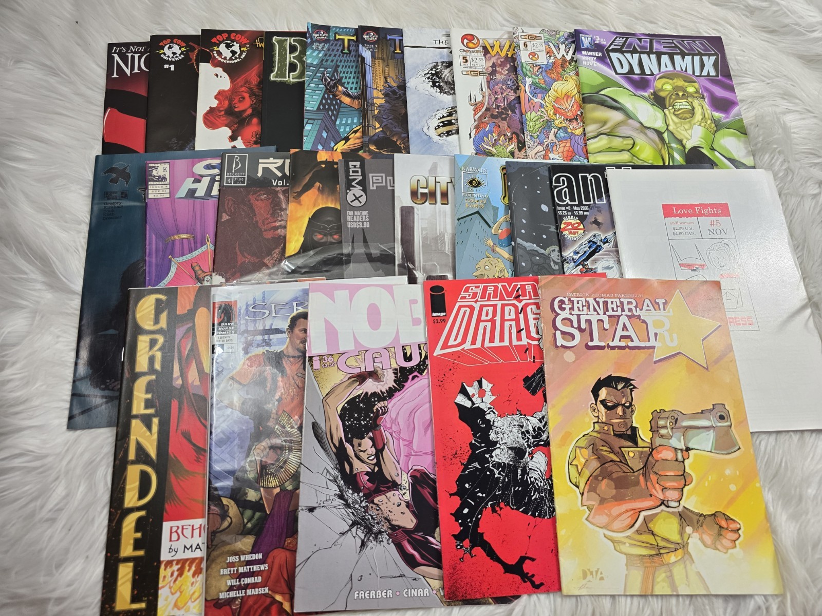 Indie Comics - 25 Comic Books BIG NAMES Assortment Comics Great Condition B36 Indie Comics - 25 Comic Books BIG NAMES Assortment Comics Great Condition B36