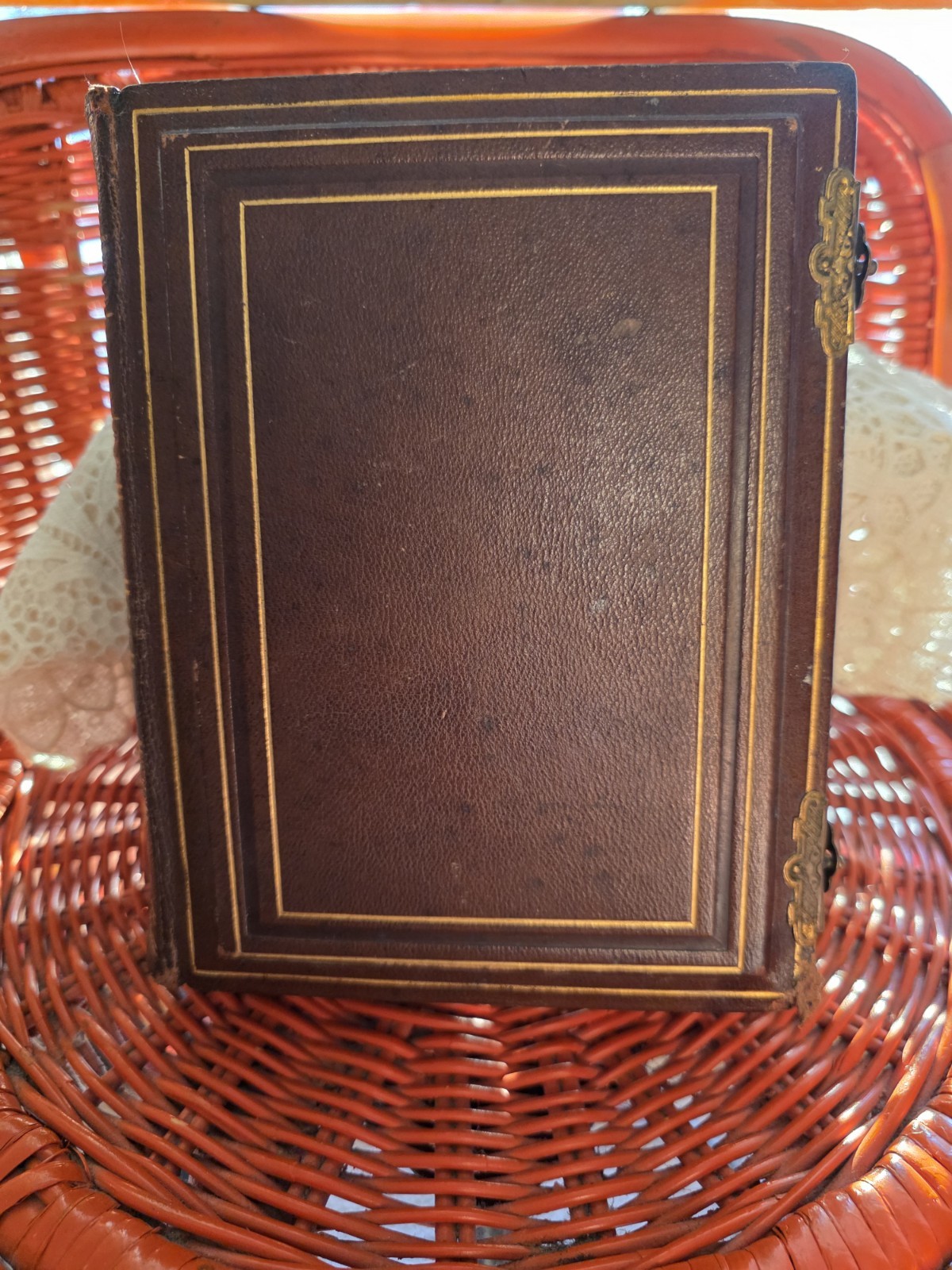 antique 1863 Victorian Photographic Album Altemus & Co. of Philadelphia