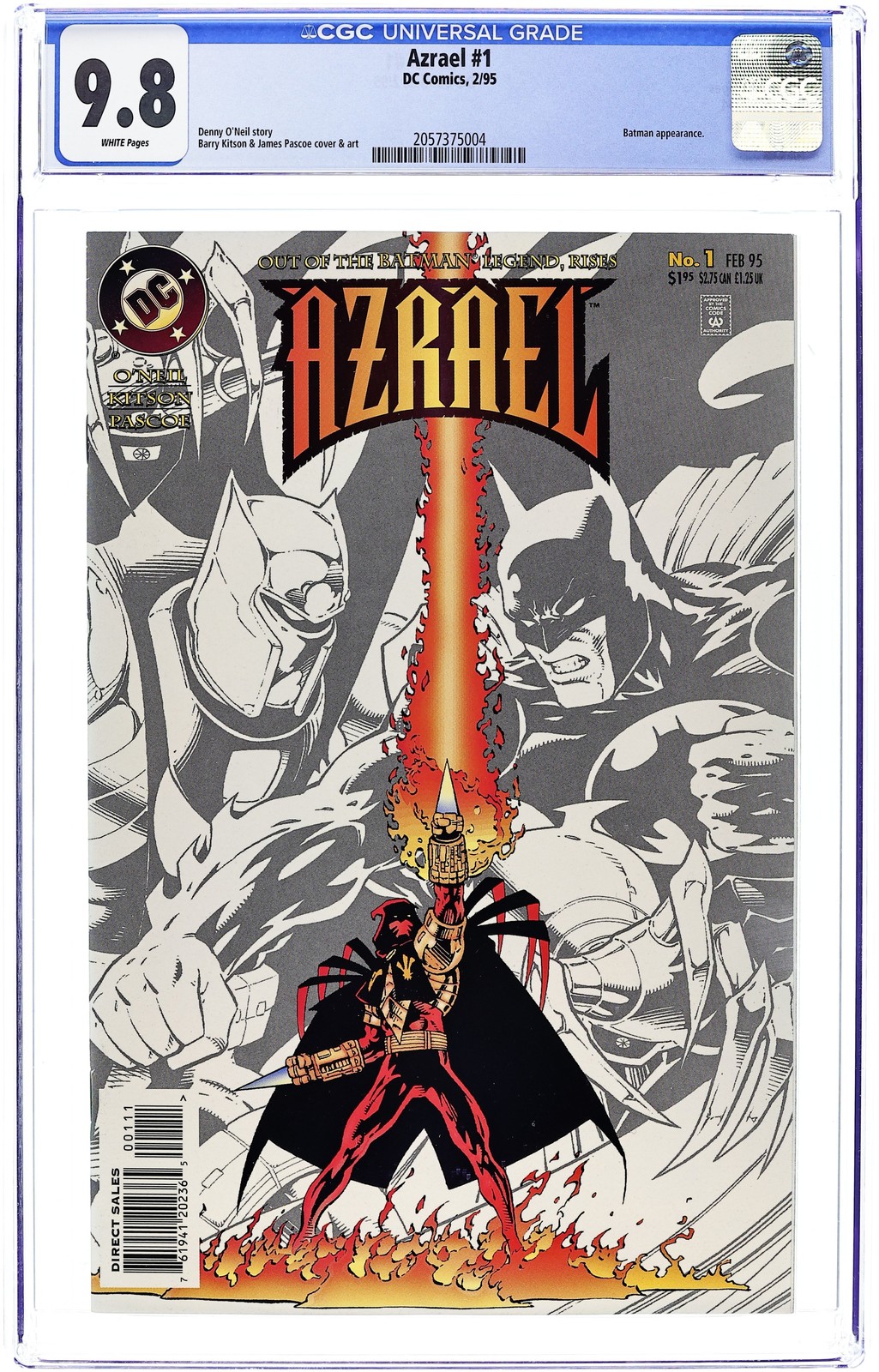 Azrael Agent of the Bat #1 CGC 9.8 1995 2057375004