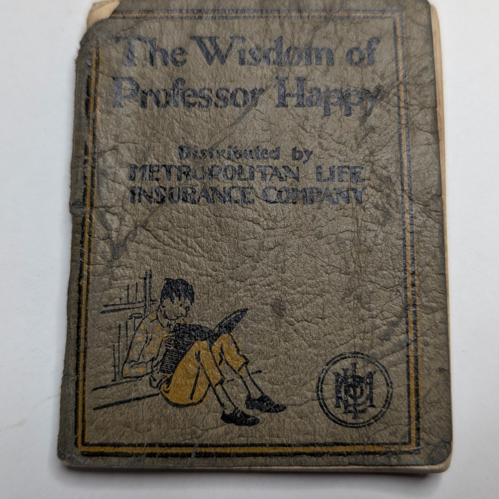 1923 Metropolitan Life Insurance Booklet Wisdom of Professor Happy Health Vtg 1923 Metropolitan Life Insurance Booklet Wisdom of Professor Happy Health Vtg