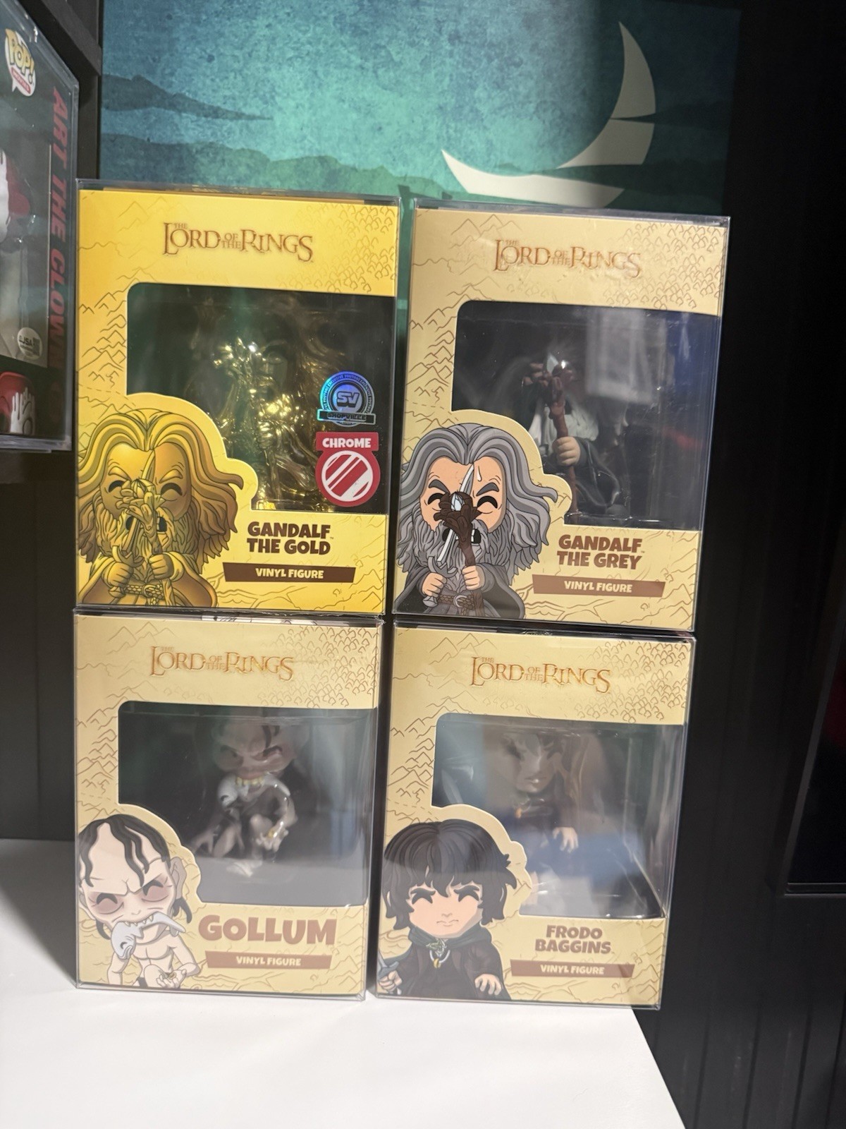 Youtooz The Lord of the Rings Frodo Baggins, Gandalf and Gollum Vinyl 4 Figures Youtooz The Lord of the Rings Frodo Baggins, Gandalf and Gollum Vinyl 4 Figures