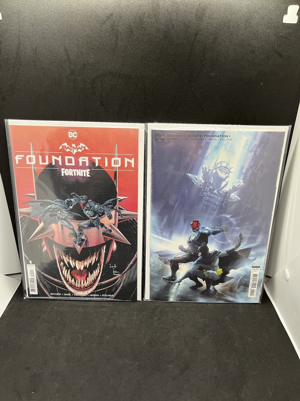 Batman/Fortnite: Foundation #1 (2021) Main & Alex Garner Variant - DC Lot Of (2)