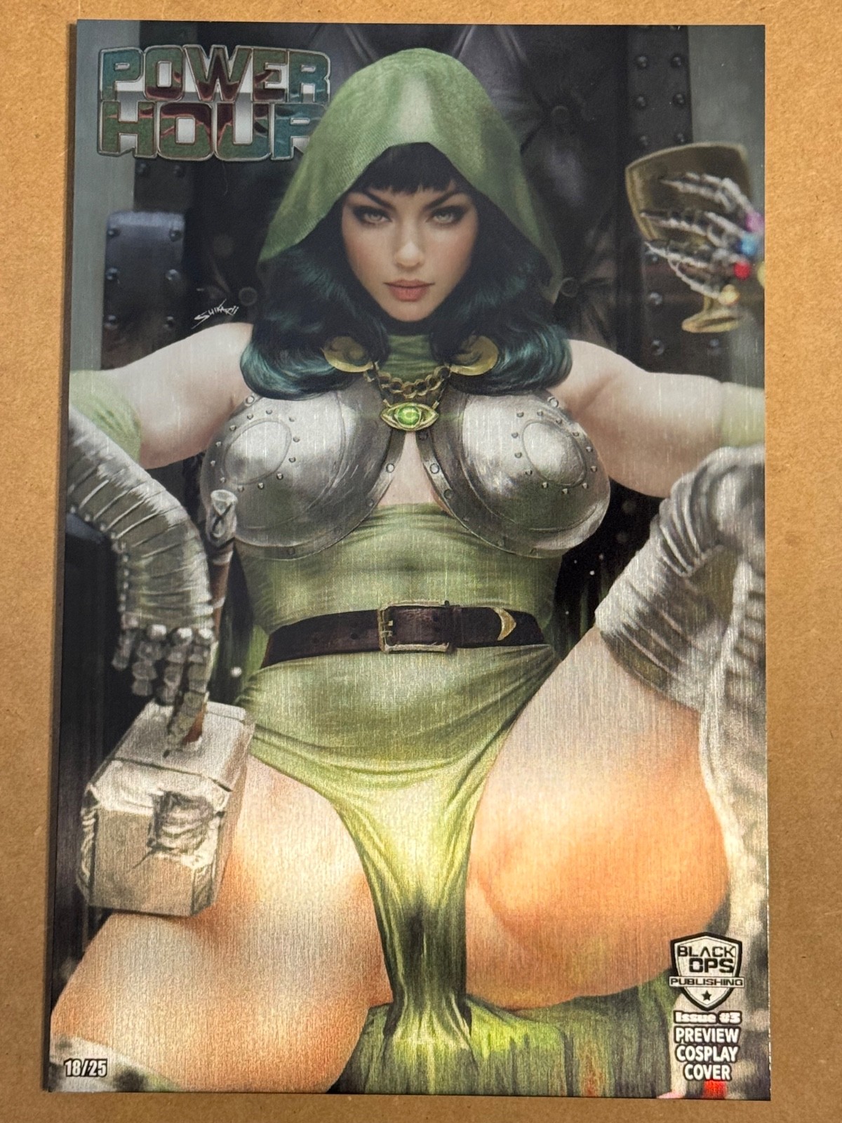 Power Hour #3 Nice SHIKARI God Queen Doc Doom Metal Variant #18/25