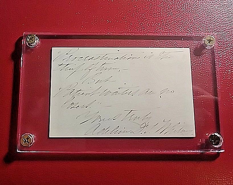 Adeline Dutton Train Whitney, 1824-1906 American Poet Writer Signed, Signature