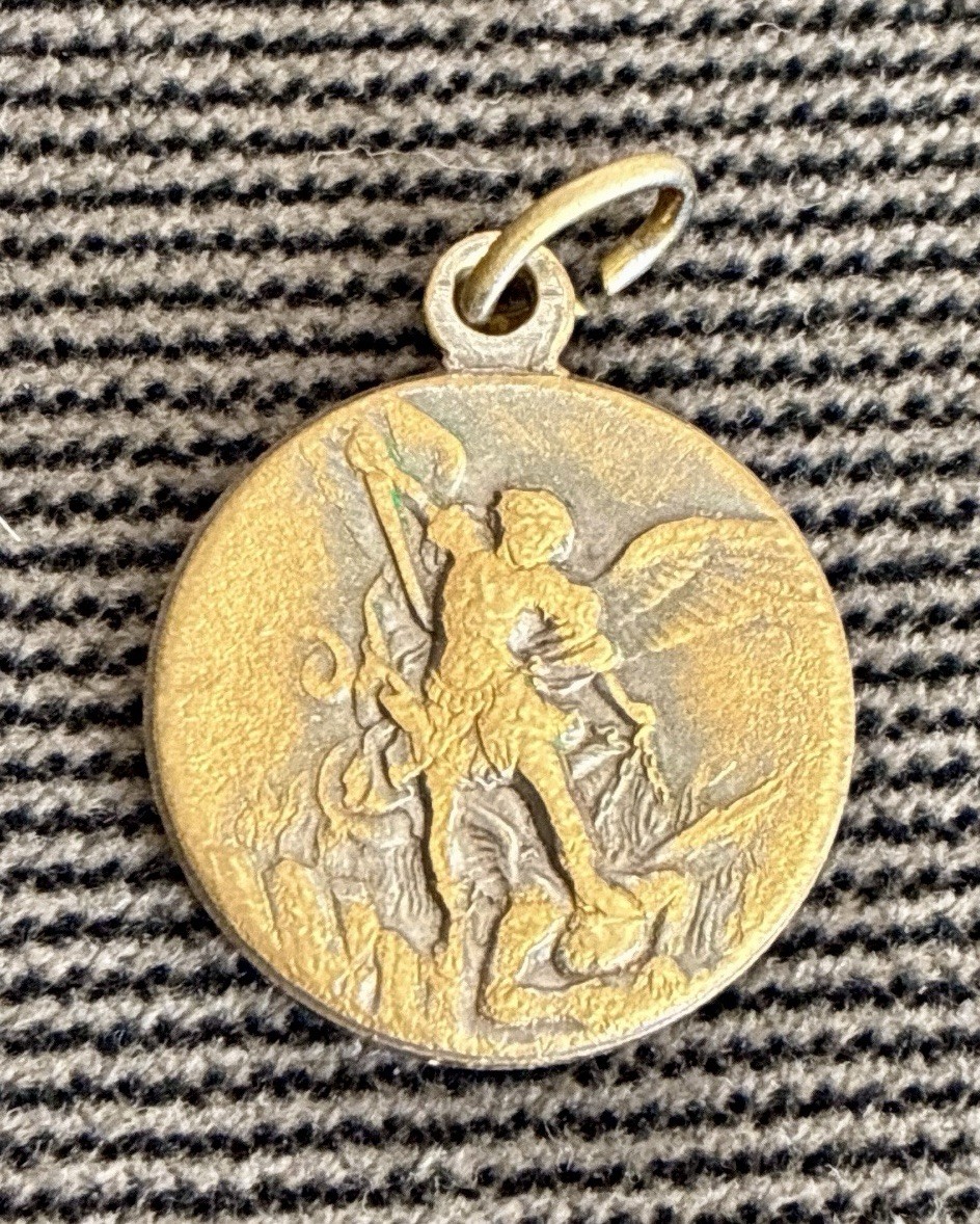 Vintage St. Michael The Archangel Pendant Italy Vintage St. Michael The Archangel Pendant Italy