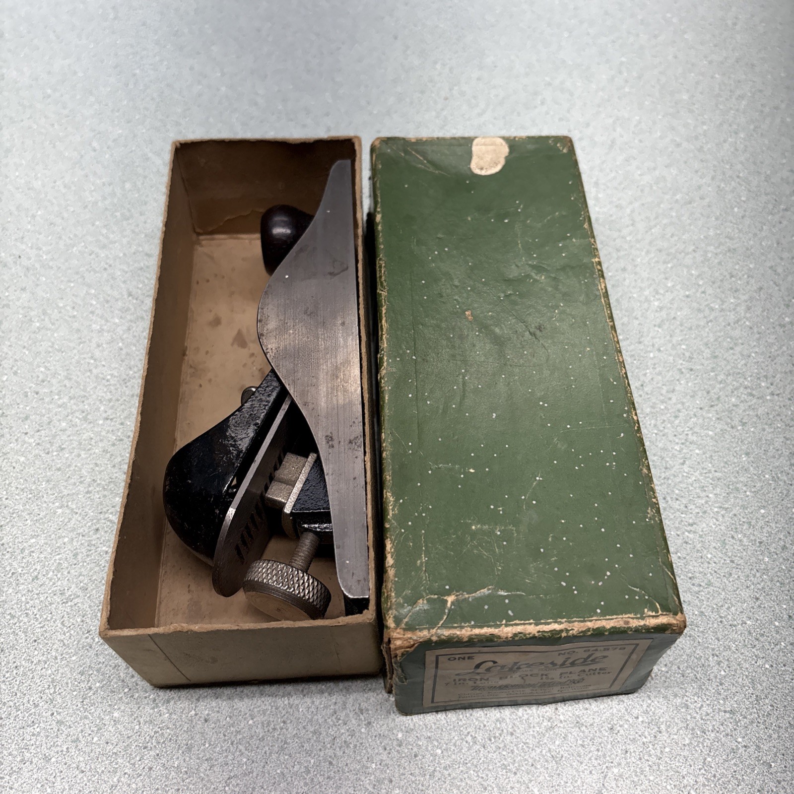 Vintage Montgomery Ward Adjustable Block Plane Cabinetmaker 84-578 Rare Lakeside