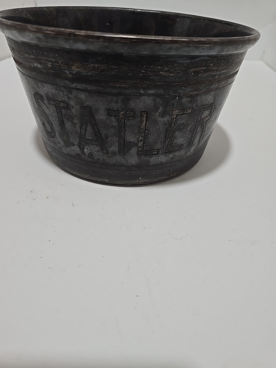 Antique Hotel Statler Ice Bucket Viking Silver Plate V1056 64Oz Detroit Michigan