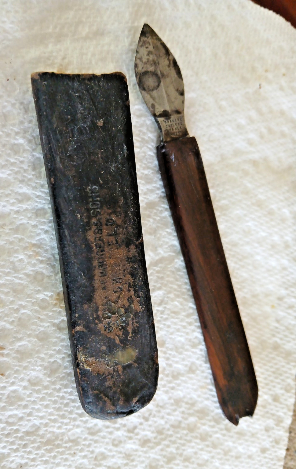 Vtg Rogers Cutlers To Her Majesty Sheffield England Blood Letting Tool & Case Vtg Rogers Cutlers To Her Majesty Sheffield England Blood Letting Tool & Case