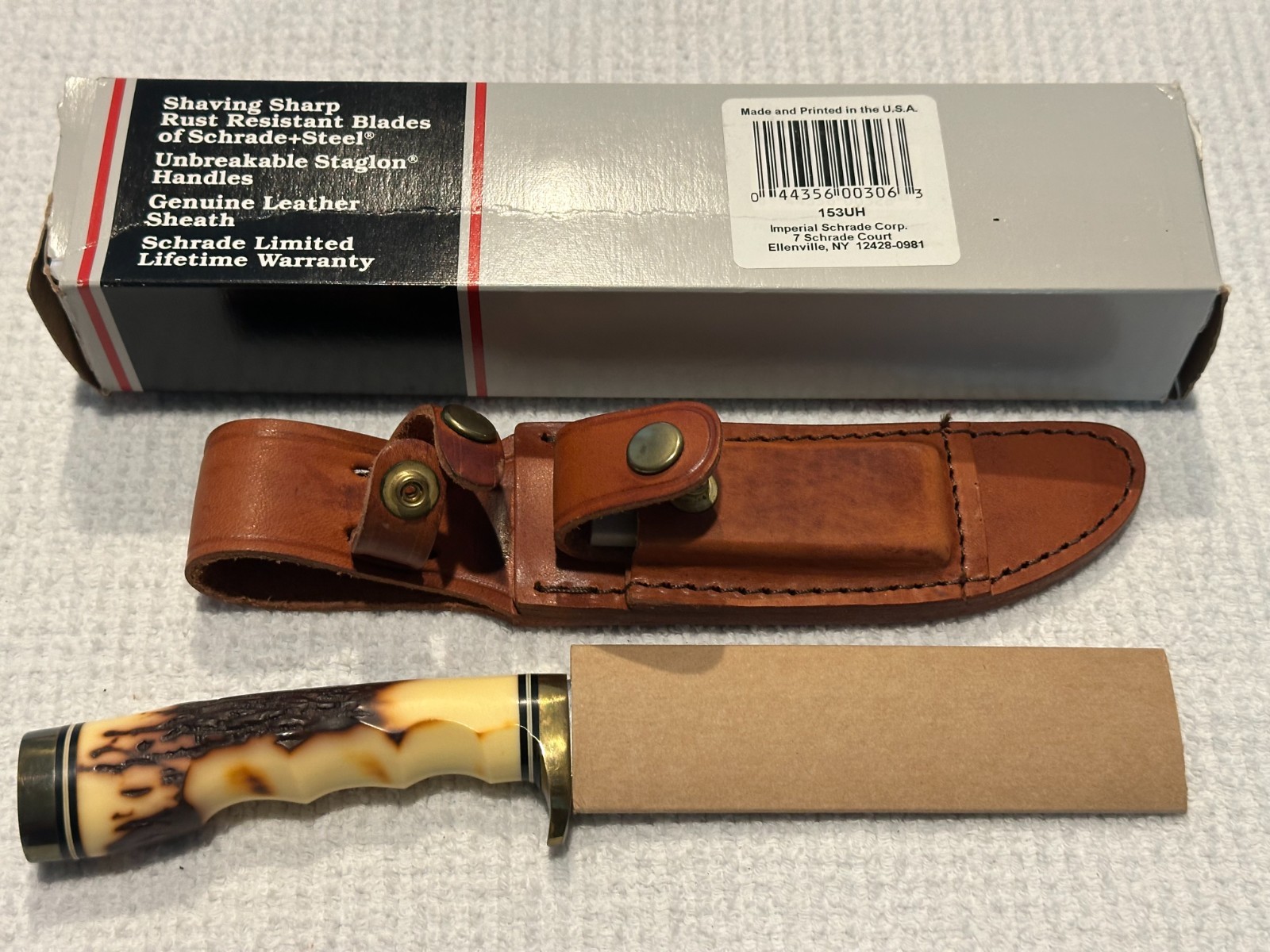 Vintage: Schrade Uncle Henry Golden Spike #153UH Circa 2002: NIB