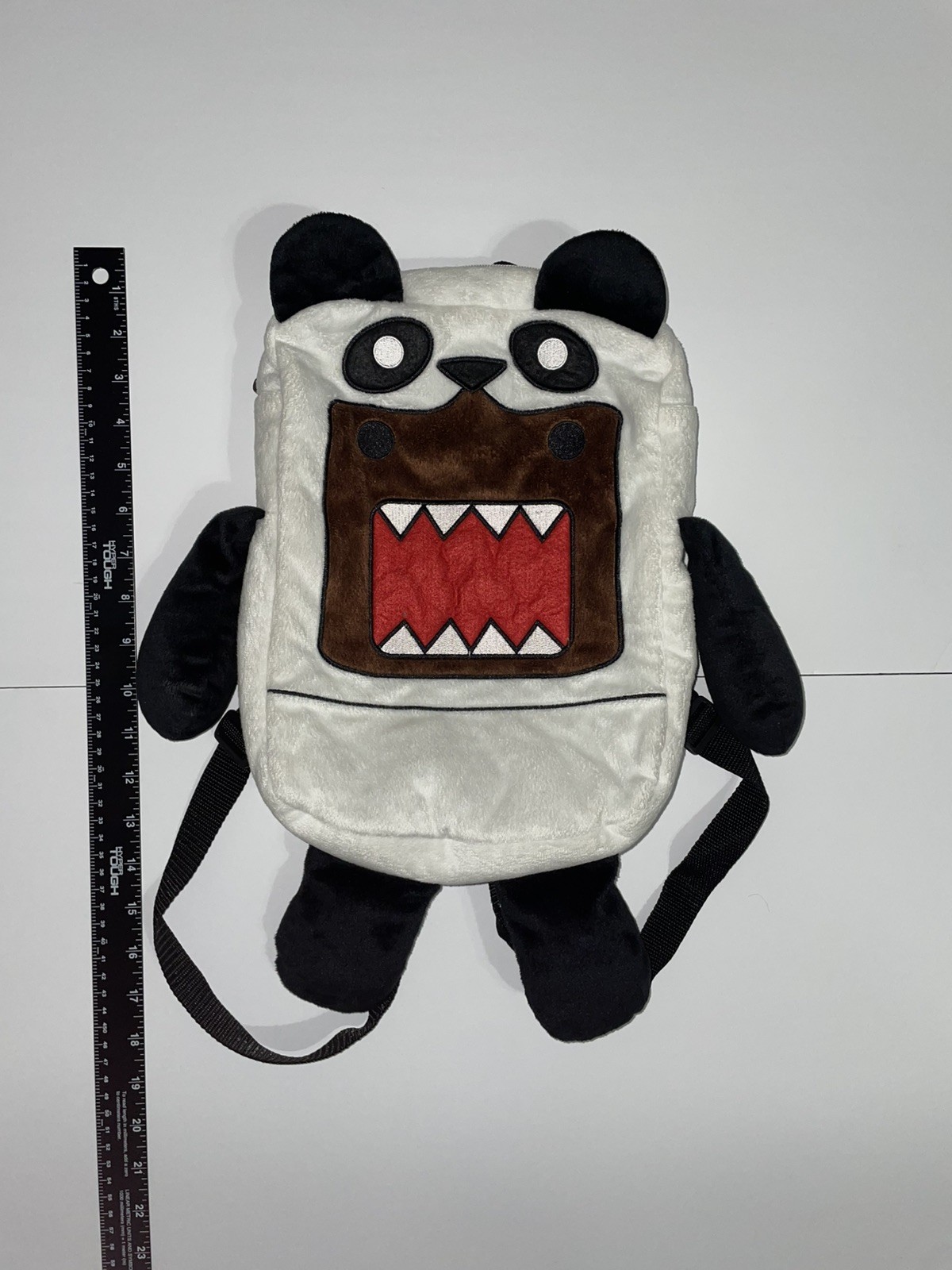 Authentic Domo Dressed As panda backpack Y2K Adjustable Straps