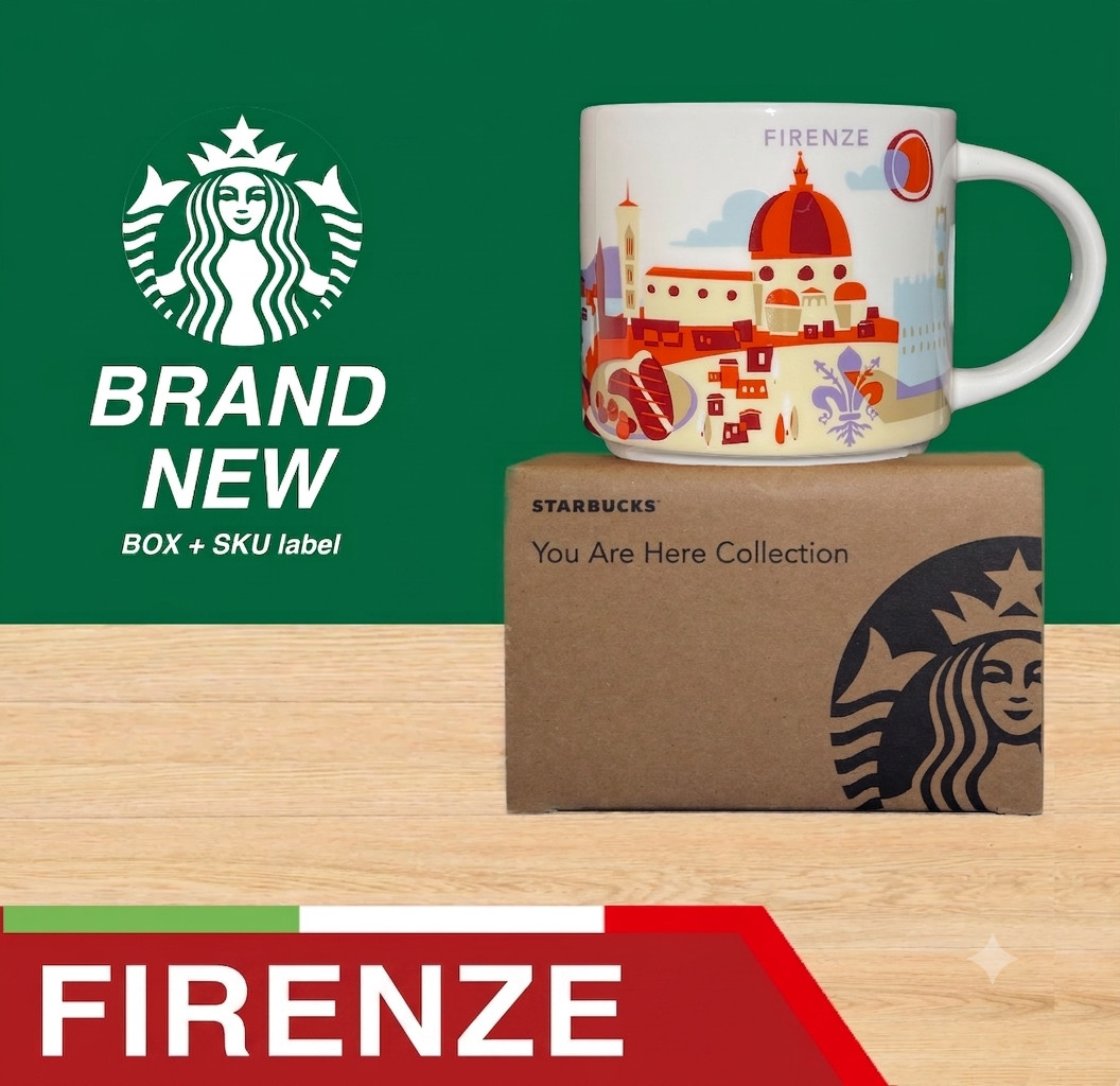 Starbucks YAH ITALY - You Are Here FLORENCE Mug/Mug BRAND NEW + SKU - 14oz. Starbucks YAH ITALY - You Are Here FLORENCE Mug/Mug BRAND NEW + SKU - 14oz.