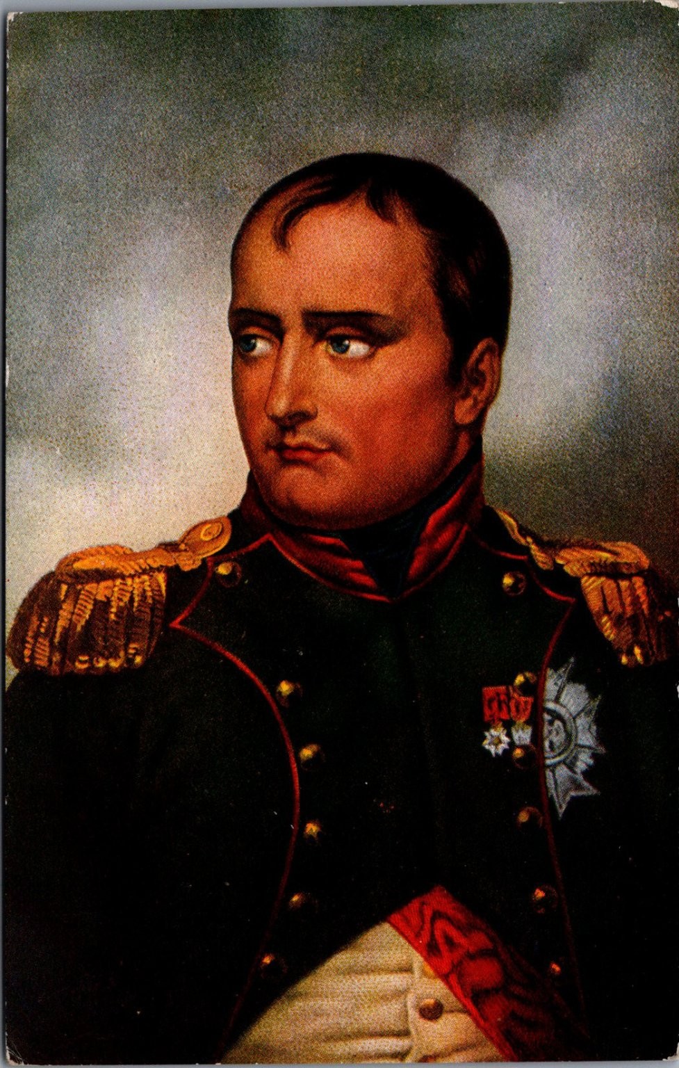 Vintage Napoleon I Bonaparte Portrait Postcard c.1928 Continental Art Co. Vintage Napoleon I Bonaparte Portrait Postcard c.1928 Continental Art Co.