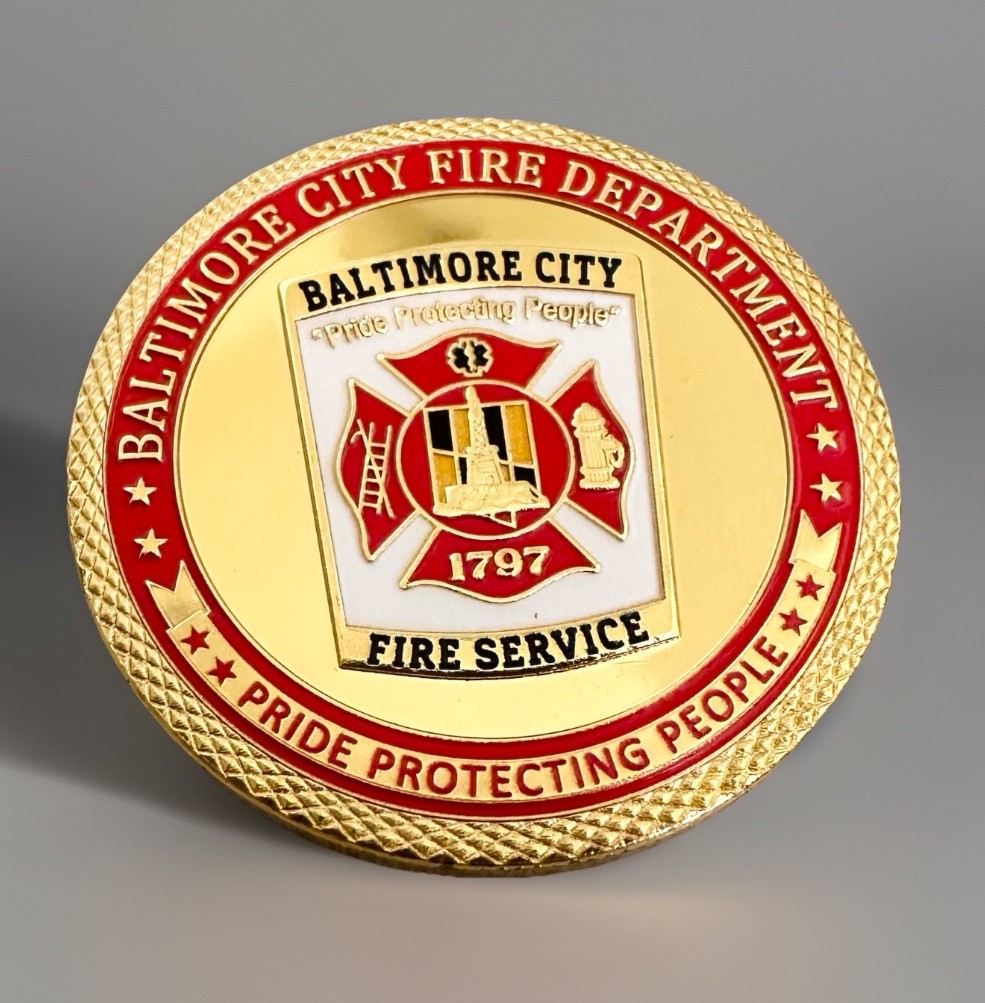 BALTIMORE CITY FIRE DEPARTMENT Challenge Coin ·IN STOCK· ·FAST SHIPPING· ·NEW· BALTIMORE CITY FIRE DEPARTMENT Challenge Coin ·IN STOCK· ·FAST SHIPPING· ·NEW·
