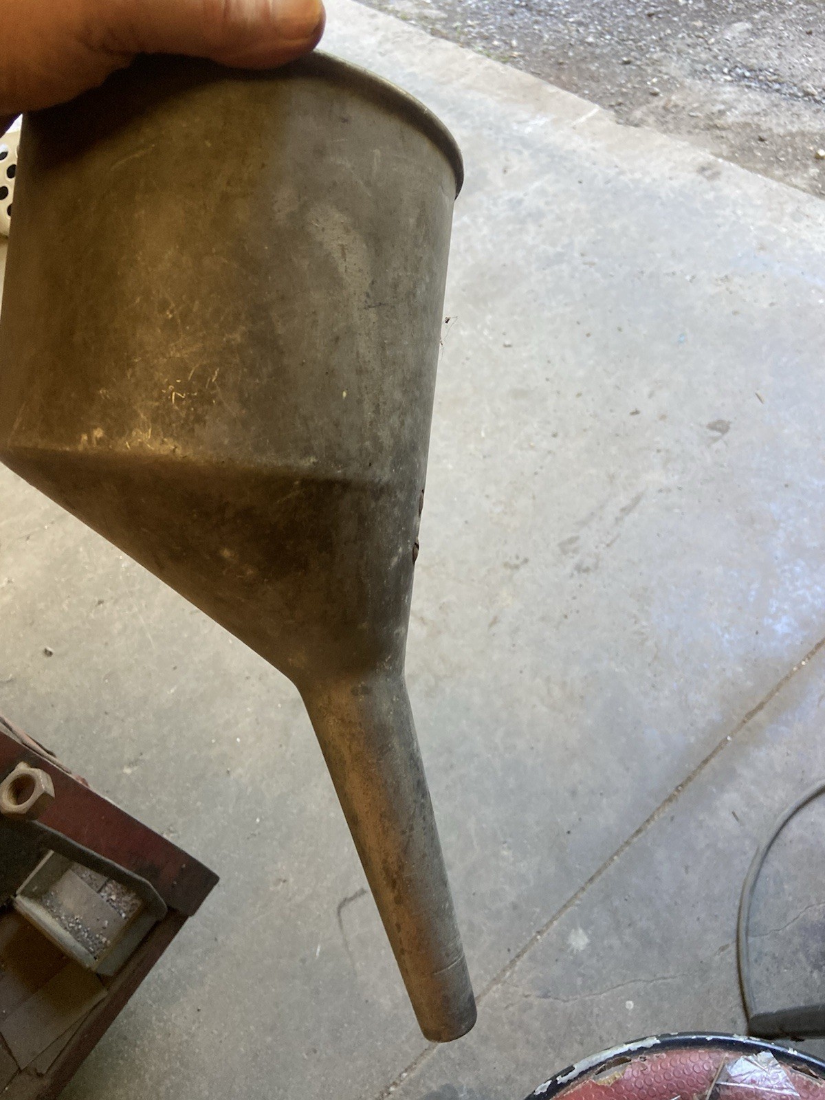 Double can Antique 1930’s Continental Can Co Oil Funnel Petroliana Gas Station Double can Antique 1930’s Continental Can Co Oil Funnel Petroliana Gas Station