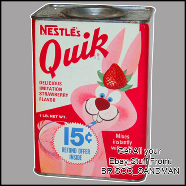 Fridge Fun Refrigerator Magnet NESTLE\'S STRAWBERRY QUIK Can Retro Food Package