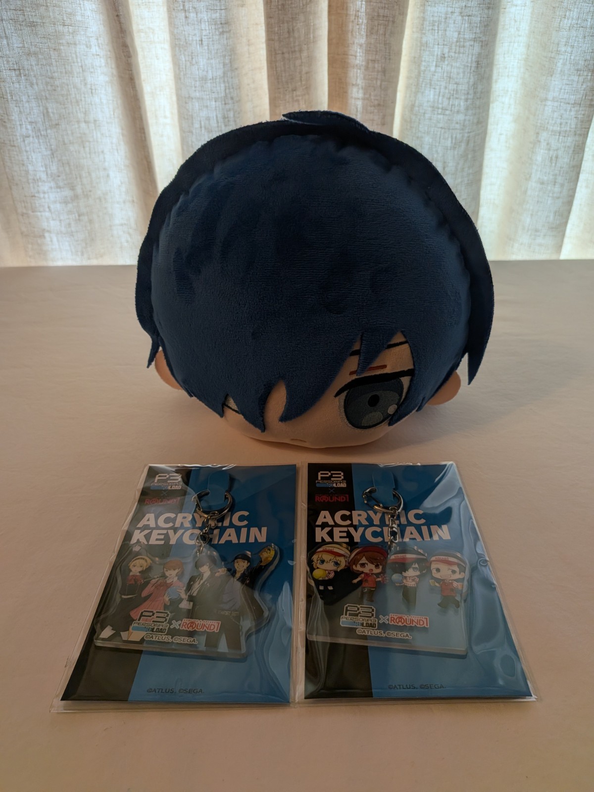 Persona 3 Reload Makoto Yuki Round1 Exclusive Nesoberi Plush 12\