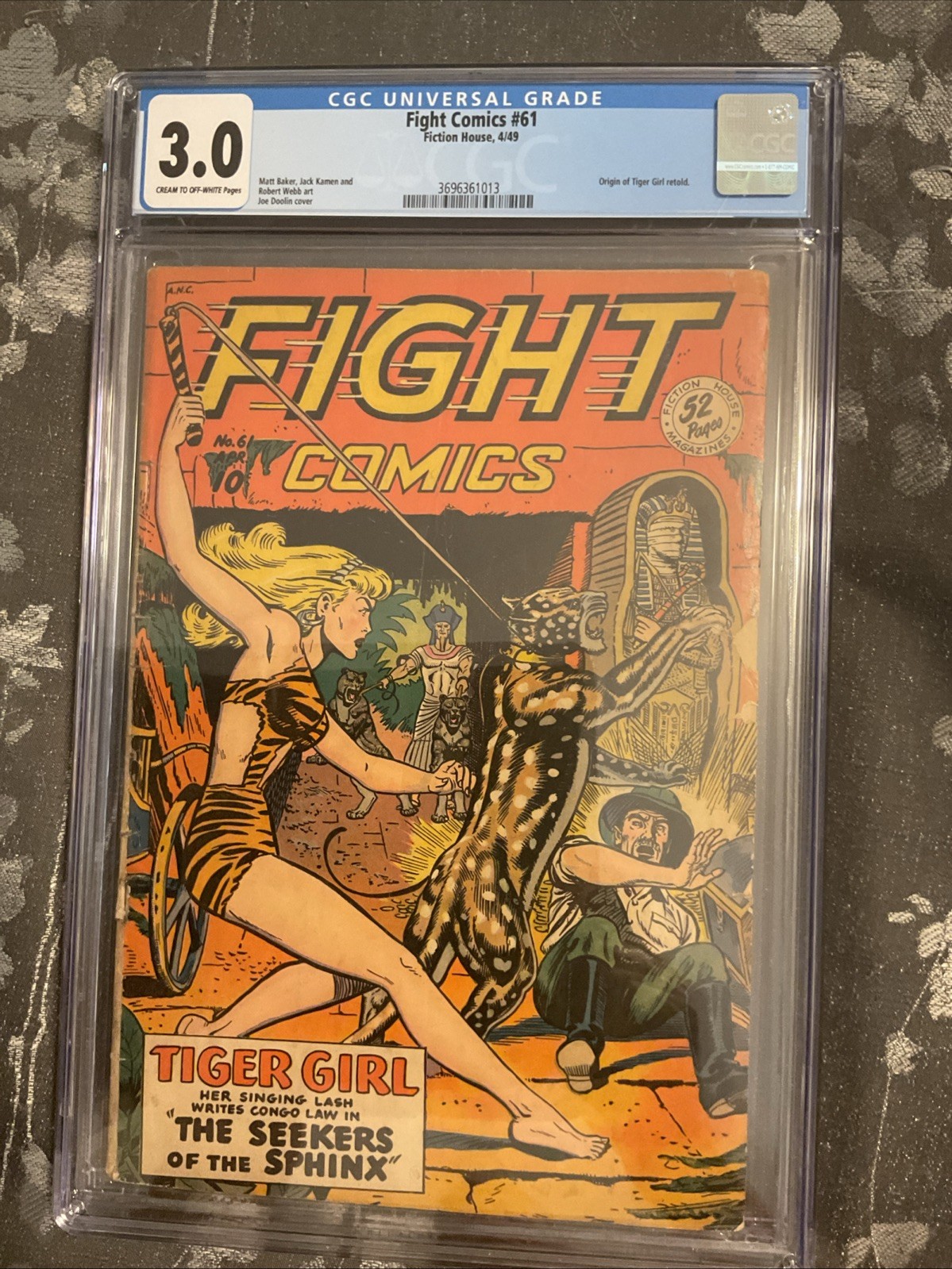 Fight Comics #61 (Fiction House April 1949) CGC 3.0
