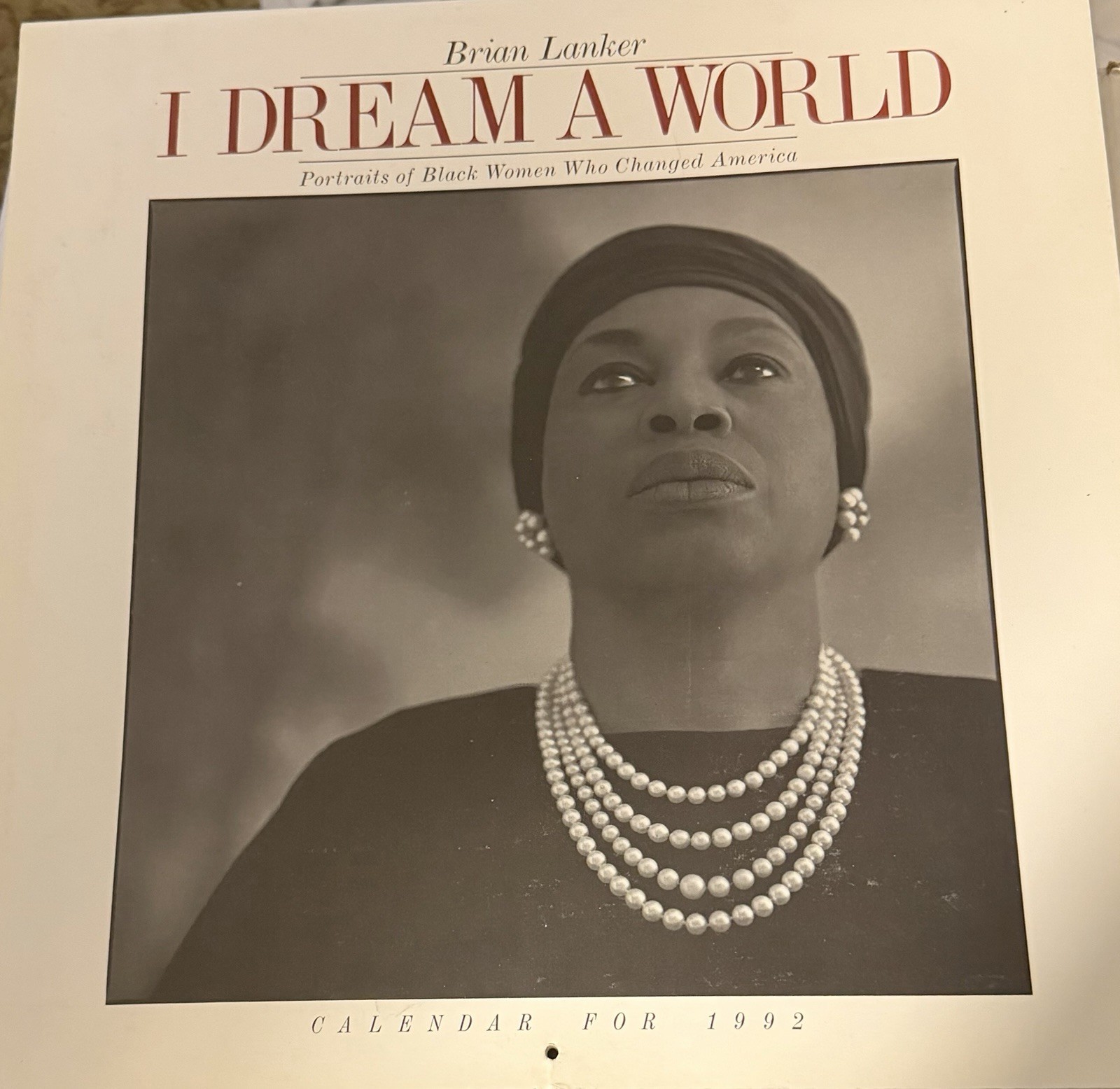 Vtg 1992 Framable Calendar I Dream A World Leontyne Price Opera Singer On Cover Vtg 1992 Framable Calendar I Dream A World Leontyne Price Opera Singer On Cover