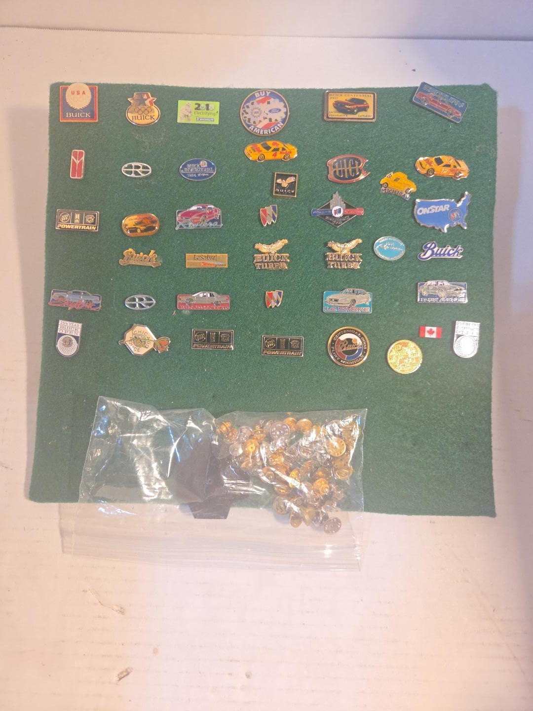 40pc Vintage Buick Pin Lot Centennial 2003 Flint Detroit Turbo Riviera 1990s