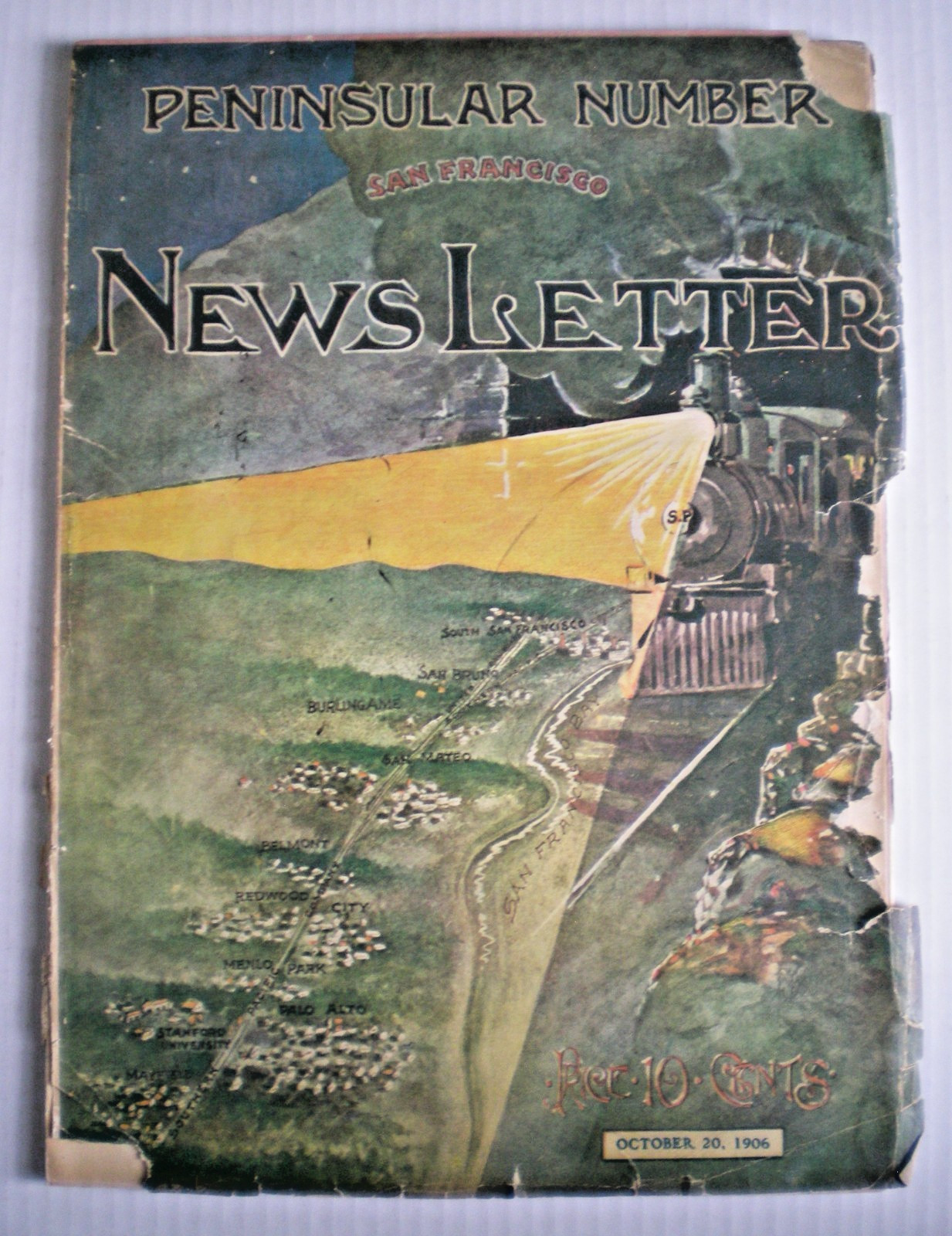 1906 San Francisco News Letter Magazine Oct 20 PENINSULAR NUMBER Post-Quake Hist
