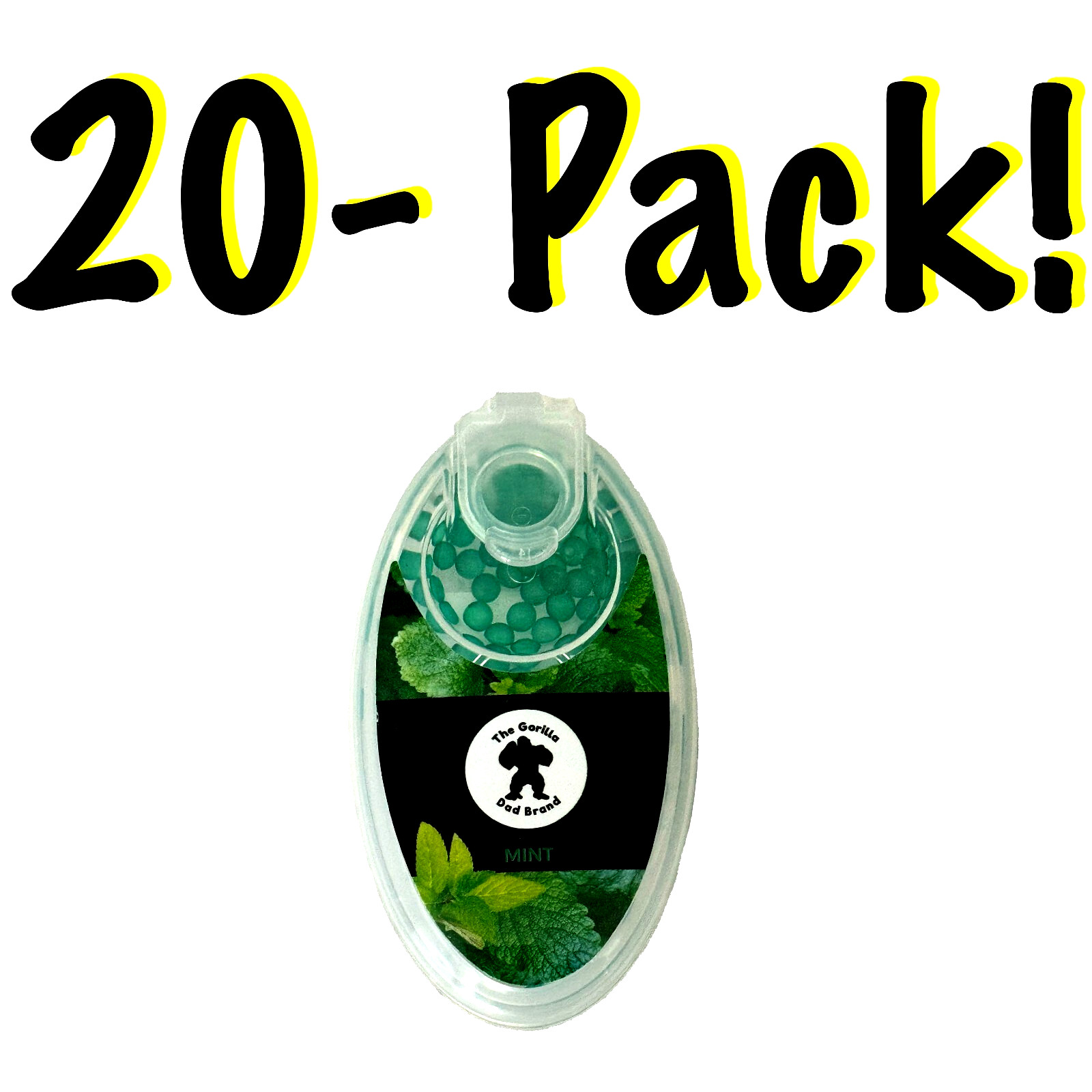 🌿 2000 Count Green Mint Burst Beads - Bulk Value Pack DIY Menthol Capsules 🌿 2000 Count Green Mint Burst Beads - Bulk Value Pack DIY Menthol Capsules