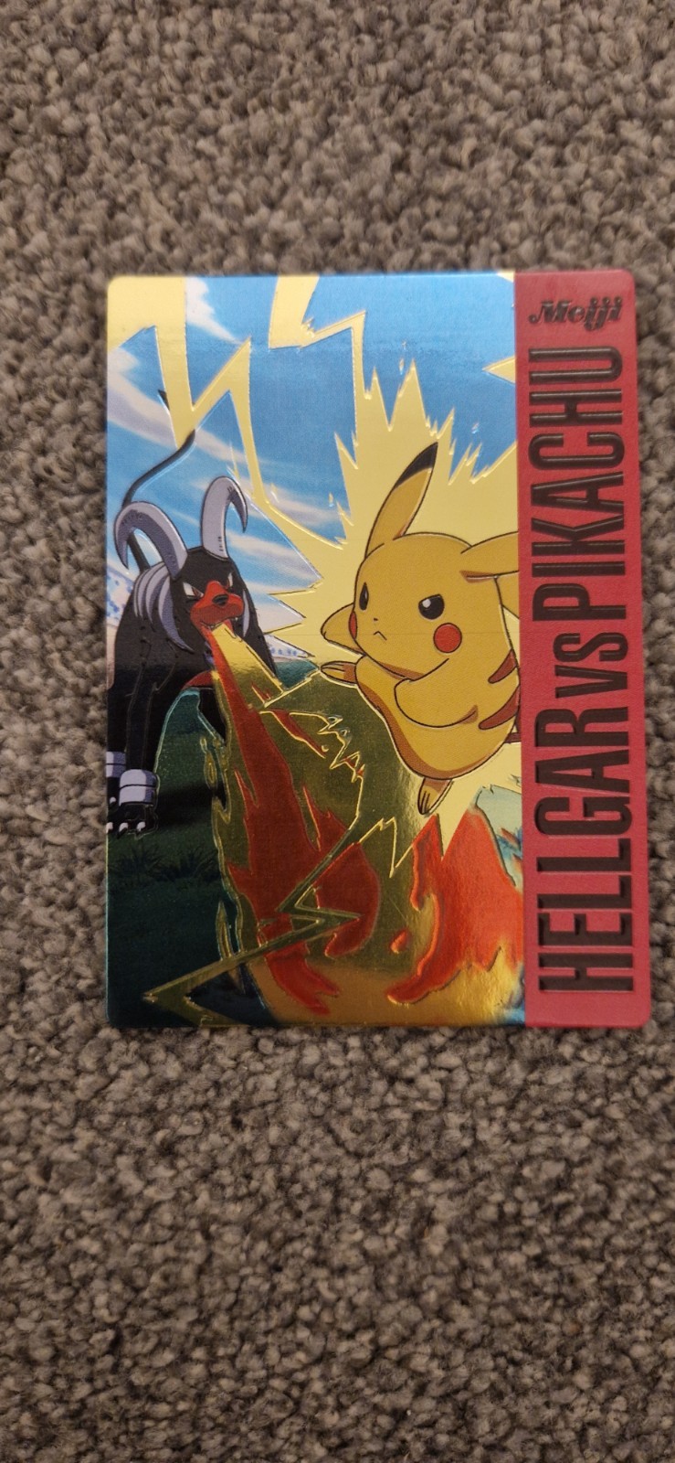 2002 Pokemon Houndoom vs Pikachu Meiji Series 7 Japanese