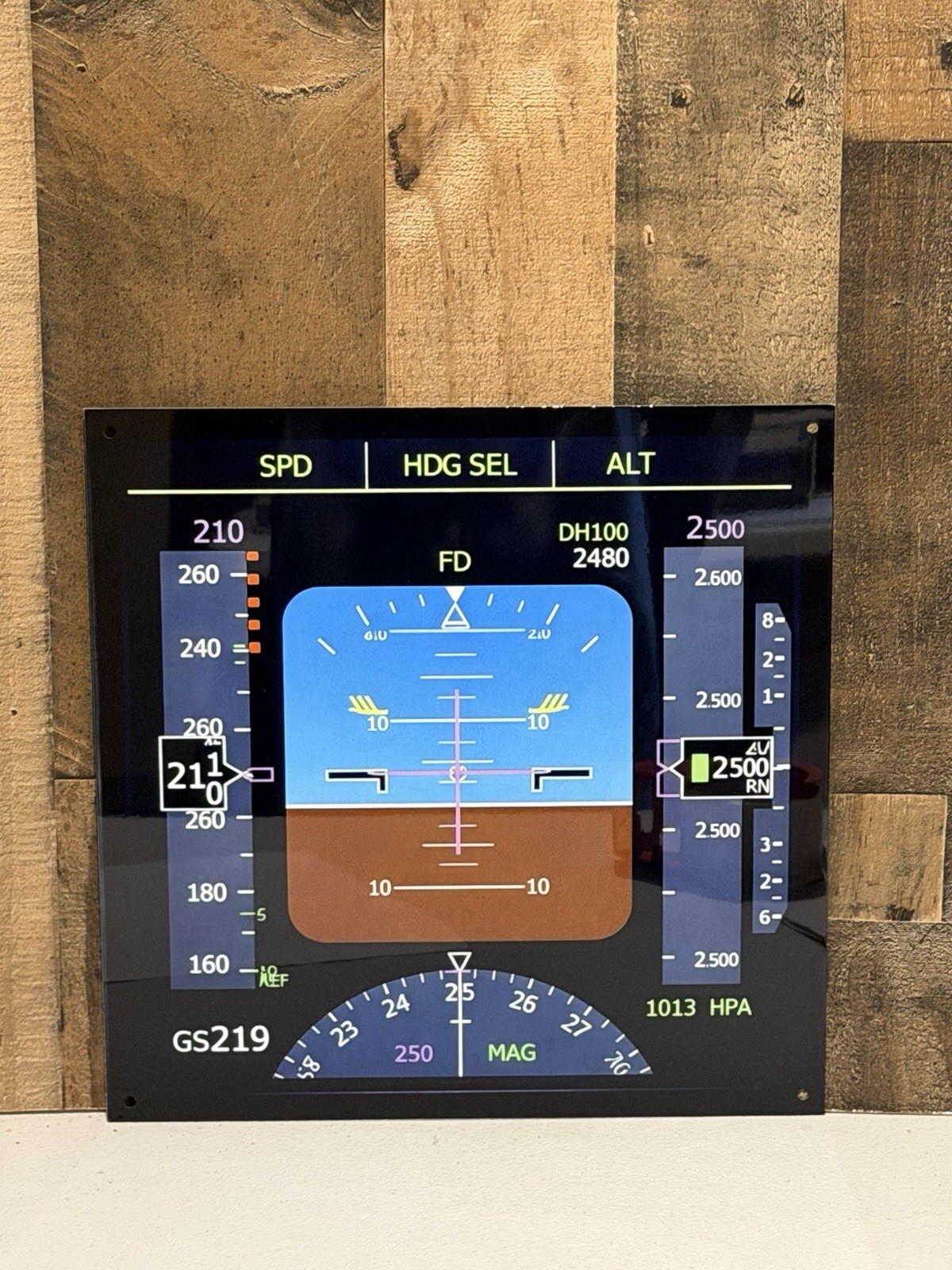 Hi Gloss Boeing 747 Primary Flight Display Aviation Metal Sign Wall Decor Hi Gloss Boeing 747 Primary Flight Display Aviation Metal Sign Wall Decor