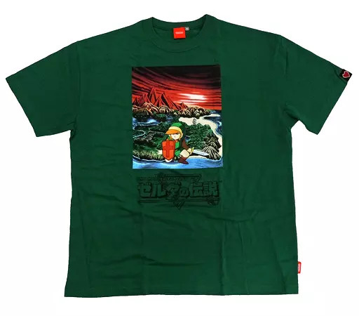 Title: Nintendo The Legend of Zelda Green M T-shirt Limited Edition Clothing Lin