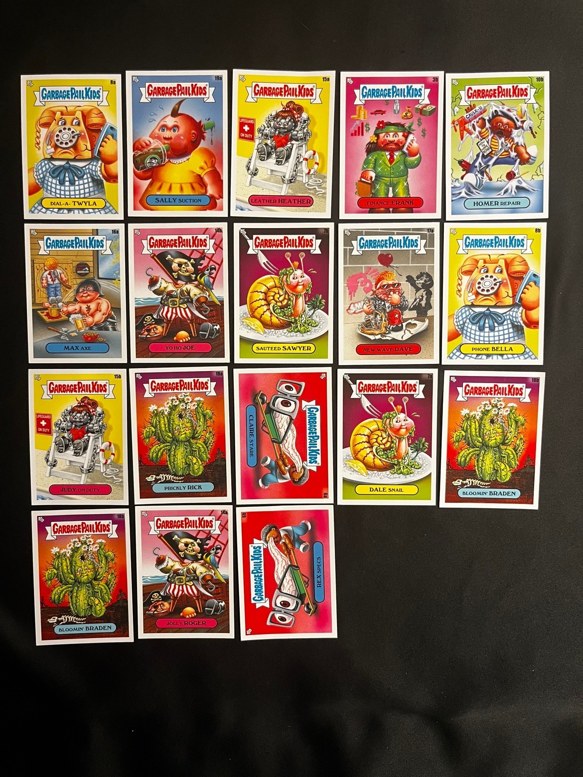 2020 Topps GPK 35th Anniversary 18-Card Base Lot Commons