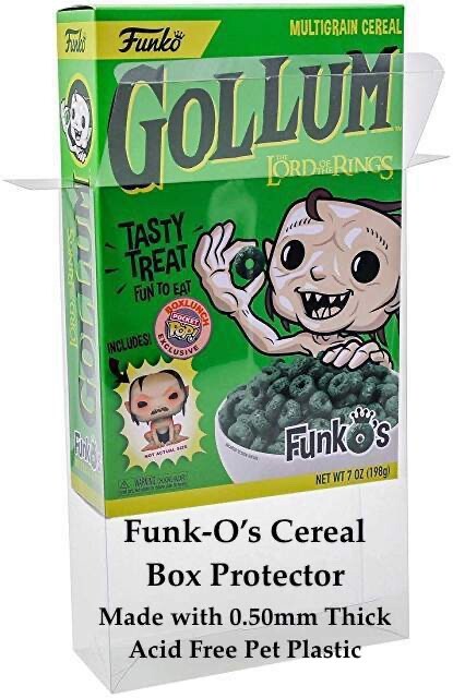 2 UV & SCRATCH RESISTANT 0.50mm Thick Box Protector FUNKO CEREAL Box Funko Pop 2 UV & SCRATCH RESISTANT 0.50mm Thick Box Protector FUNKO CEREAL Box Funko Pop
