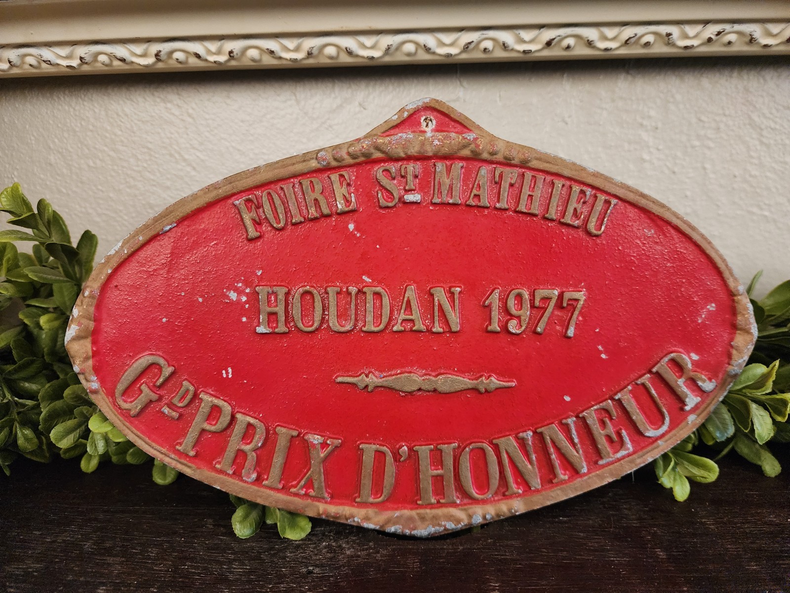 Authentic Vintage French Agricultural or Livestock Competition Plaques 1967~1977