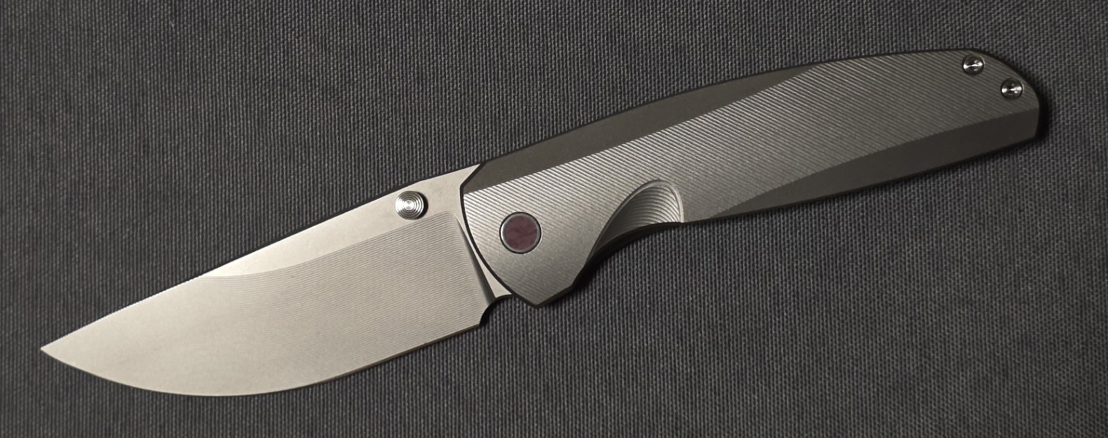 NEW Cerberus Knives Aurelius - Step Milled Vanax Blade / Milled Red Inlay 🔥