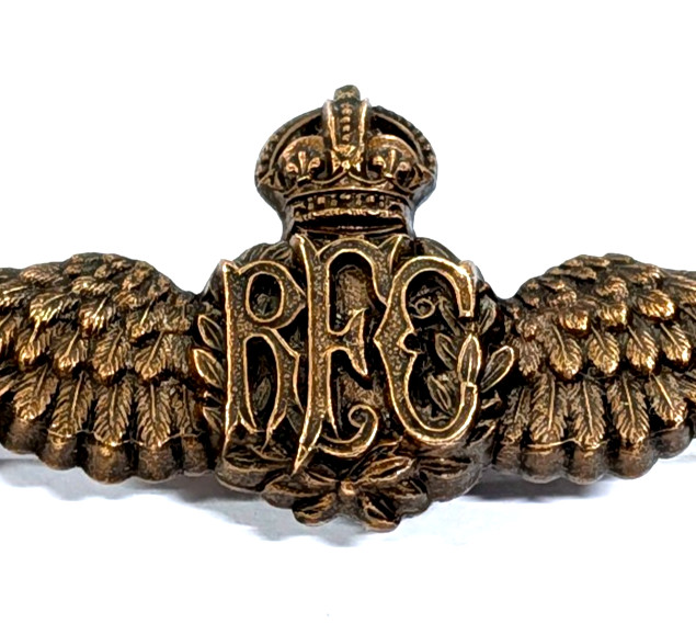 WW1 Royal Flying Corps uniform pilot wings brevet badge RFC WW1 Royal Flying Corps uniform pilot wings brevet badge RFC