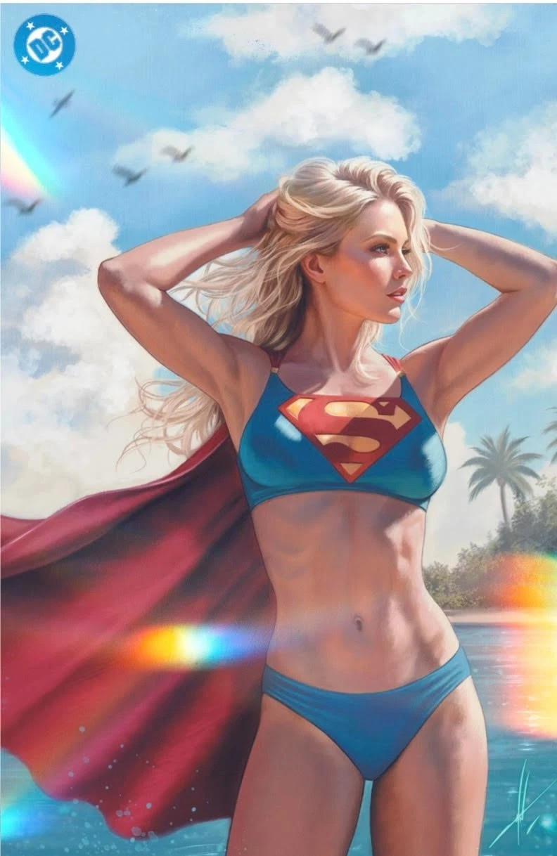 SUPERGIRL #1 CARLA COHEN STORE EXCL FOIL VIRGIN VARIANT LTD 400 SUPERMAN RARE SUPERGIRL #1 CARLA COHEN STORE EXCL FOIL VIRGIN VARIANT LTD 400 SUPERMAN RARE