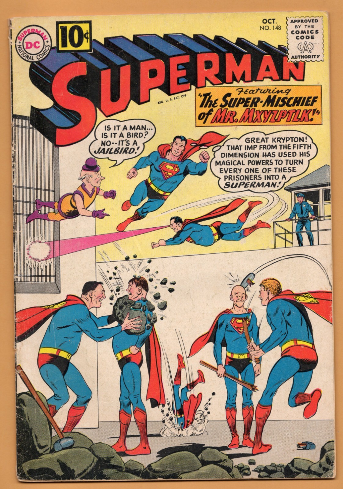 SUPERMAN # 148   4.0    VERY GOOD   MR. MXYZPTLK