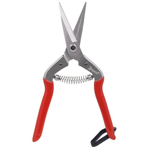 Zenport H300S Harvest Shear, Long Straight Stainless Steel Blade, Red Zenport H300S Harvest Shear, Long Straight Stainless Steel Blade, Red