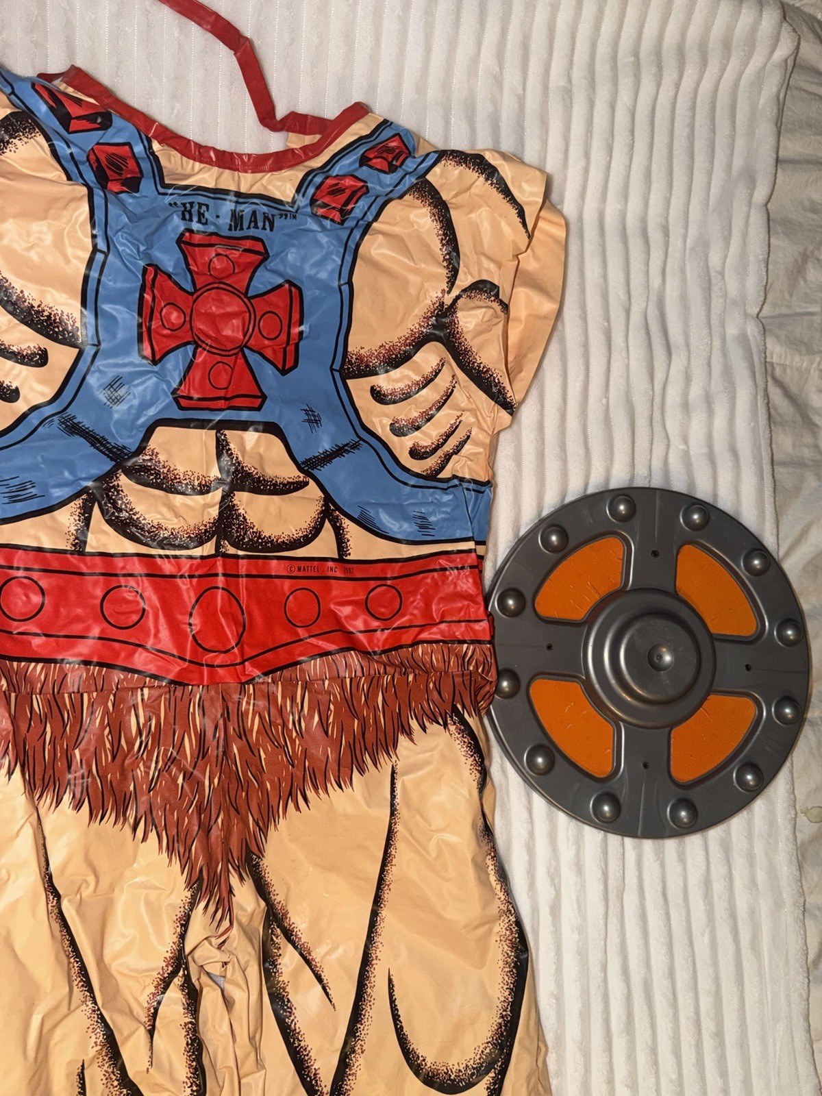 Ben Cooper Masters of the Universe He-Man Costume Apron & Shield Vintage 1982