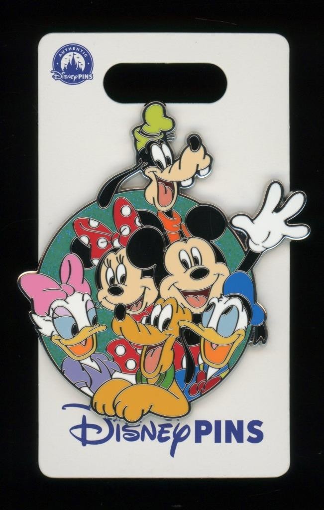 Sensational Six Fab Cluster Mickey Minnie Goofy Donald Daisy Disney Pin 170602